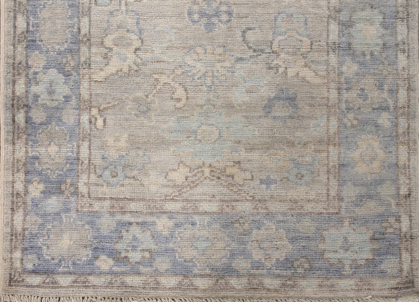 8 ft. Runner Oushak Hand Knotted Wool Area Rug - MR027915