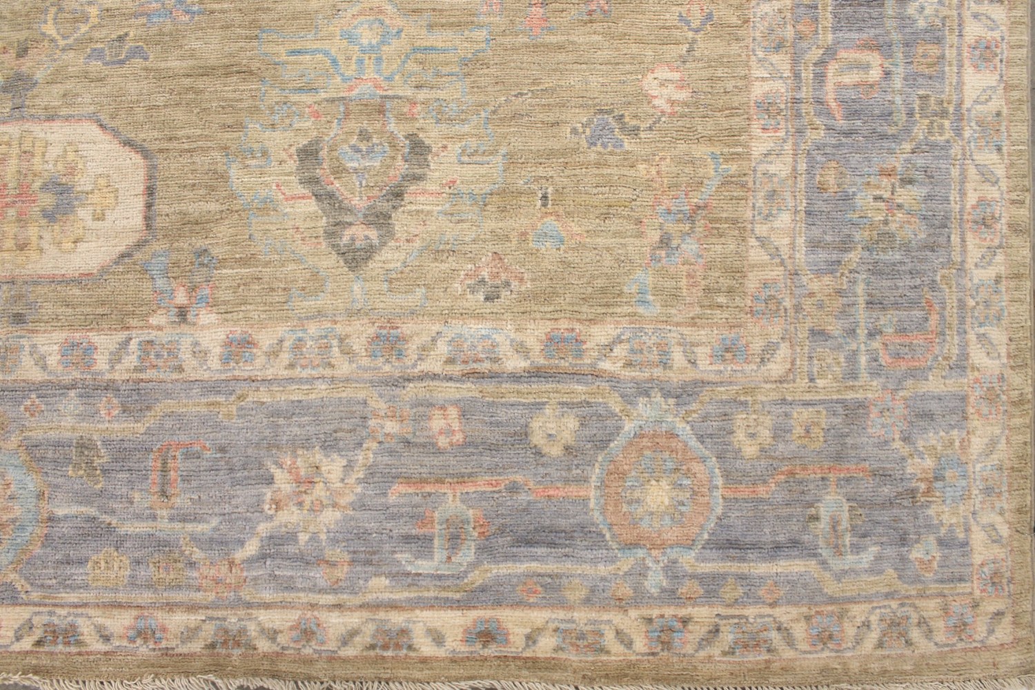 9x12 Oushak Hand Knotted Wool Area Rug - MR027931