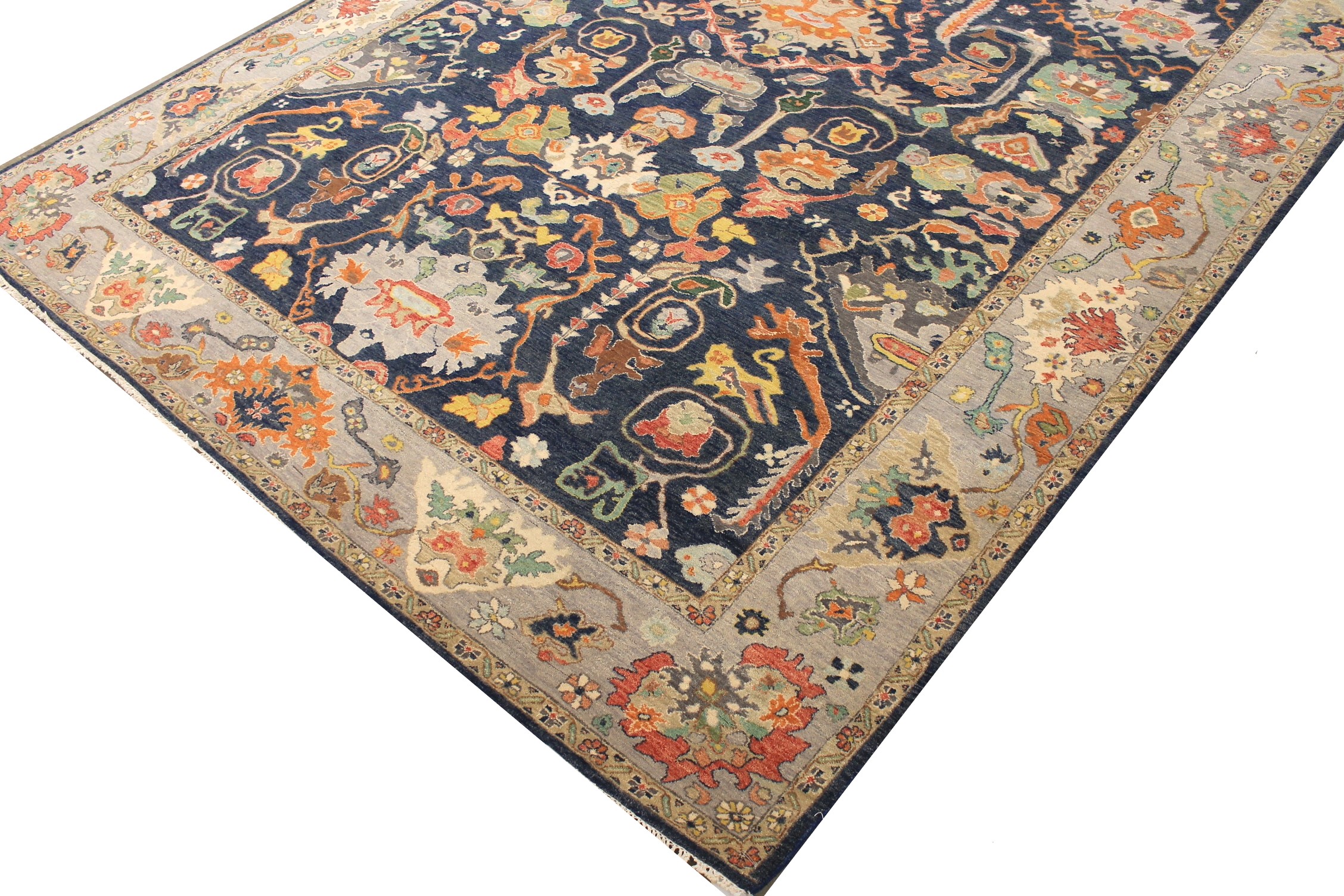 9x12 Traditional Hand Knotted Wool Area Rug - MR027956