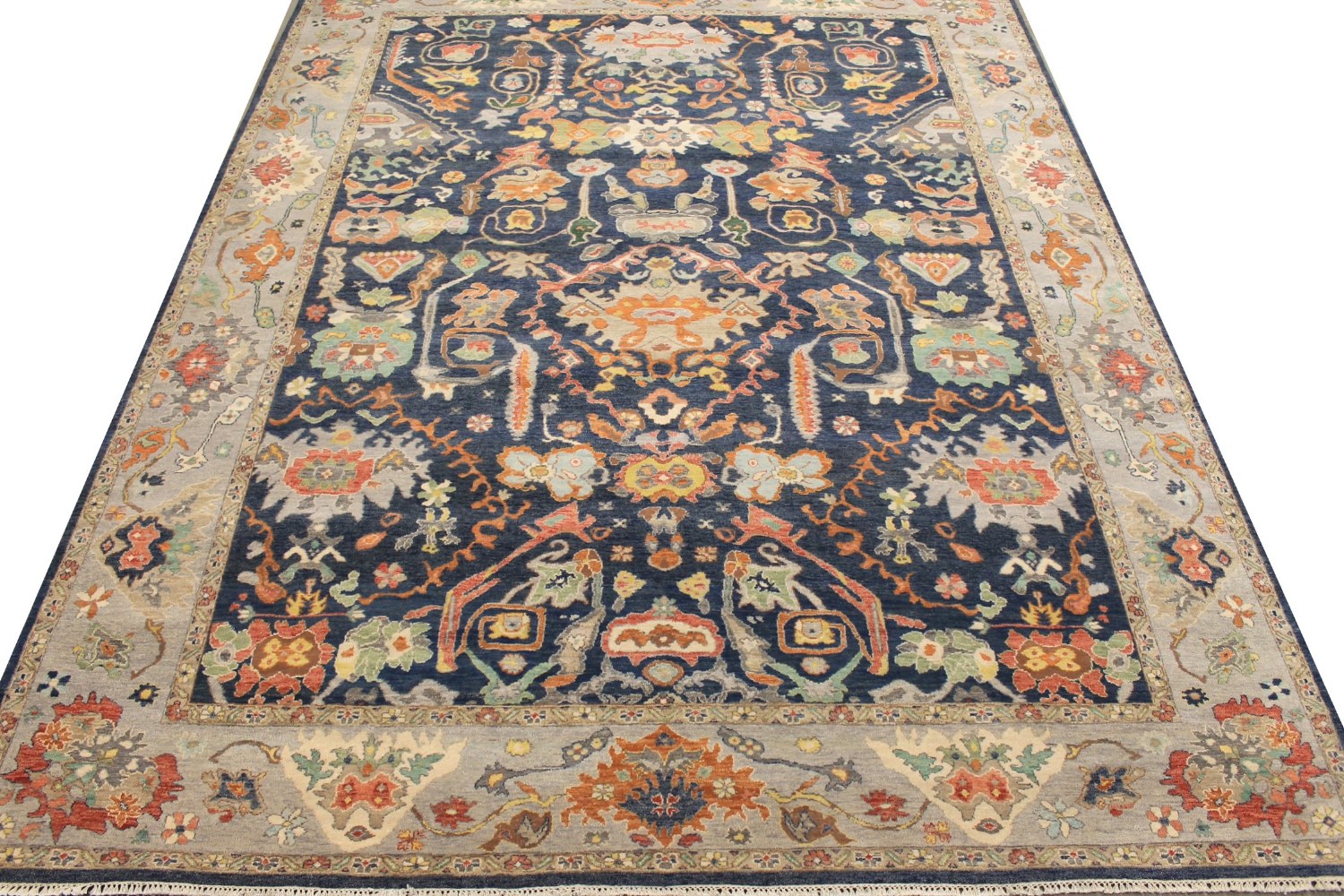 9x12 Traditional Hand Knotted Wool Area Rug - MR027956