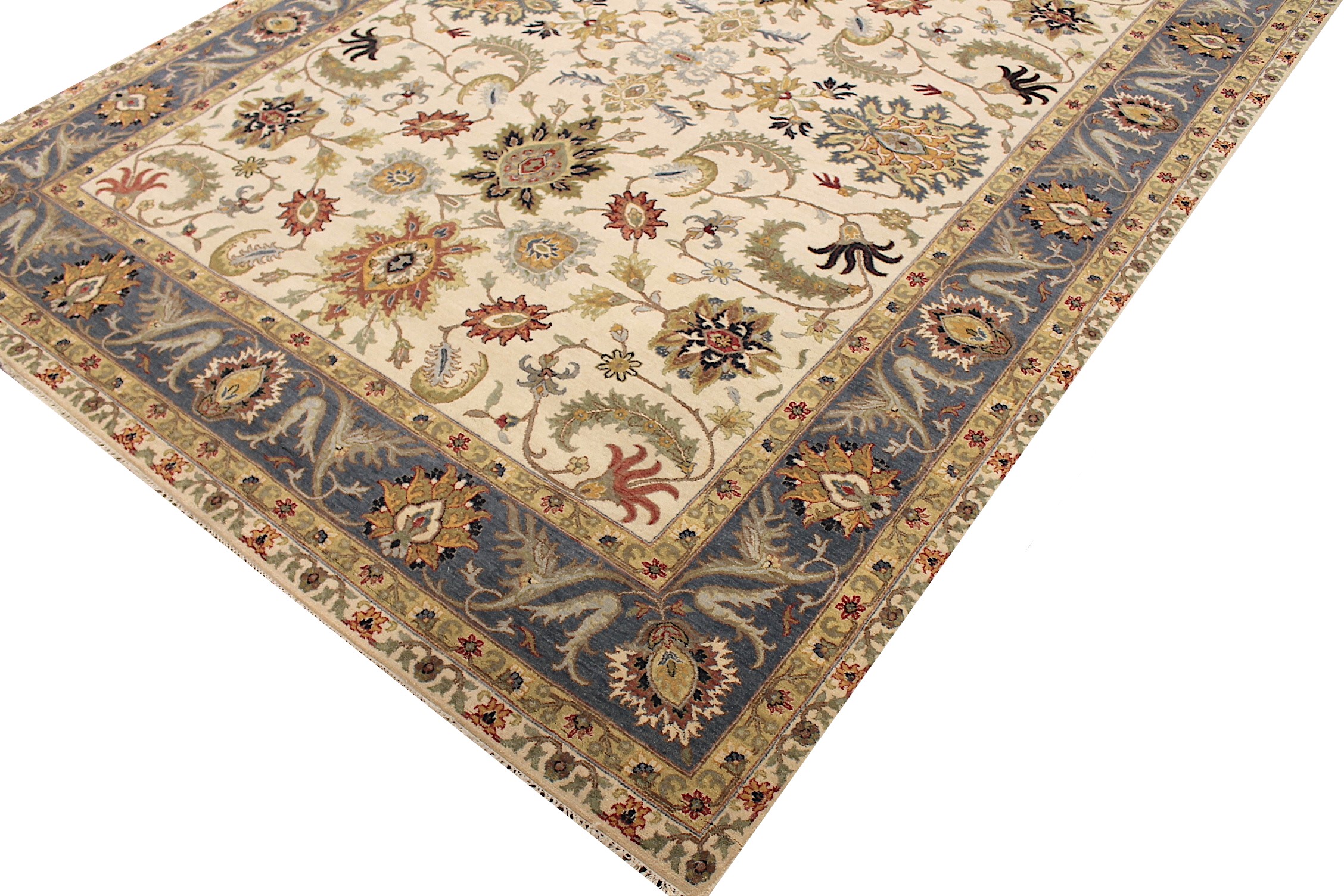 9x12 Traditional Hand Knotted Wool Area Rug - MR027959