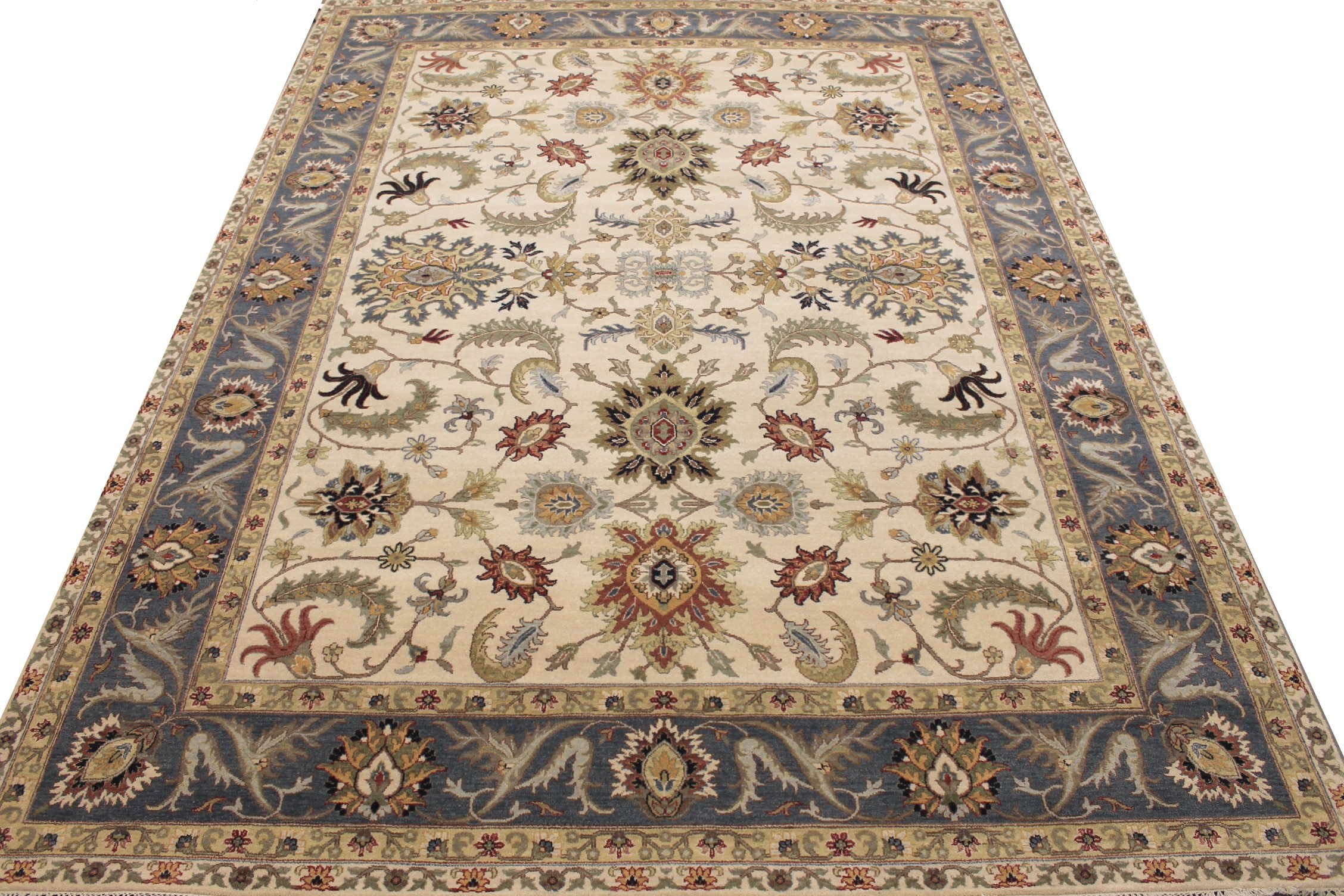 9x12 Traditional Hand Knotted Wool Area Rug - MR027959