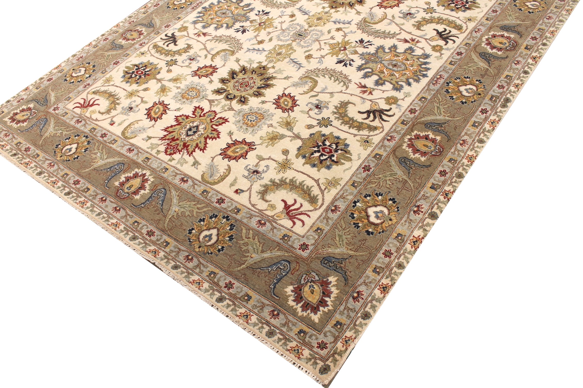 8x10 Traditional Hand Knotted Wool Area Rug - MR027960