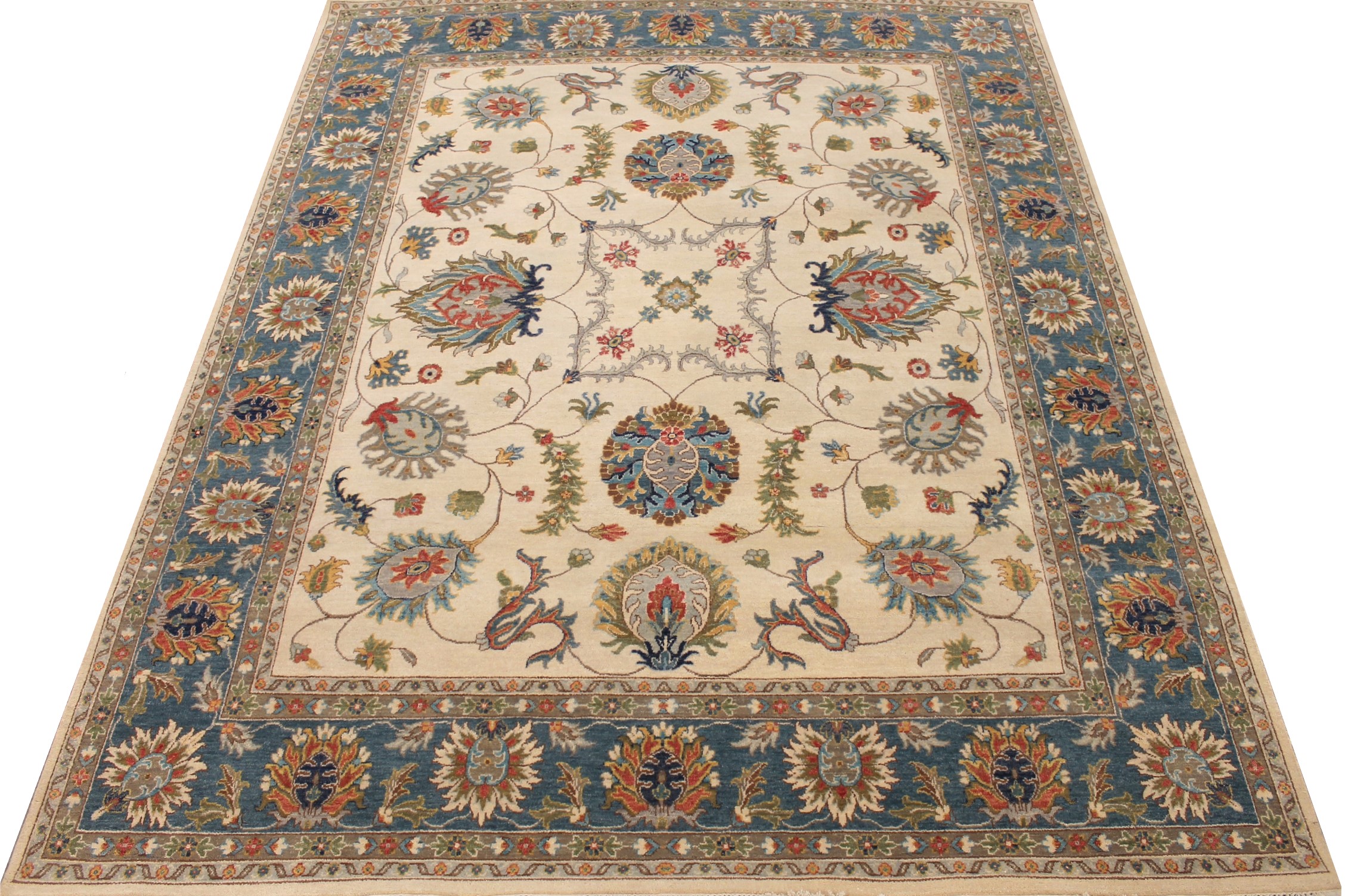 8x10 Traditional Hand Knotted Wool Area Rug - MR027961