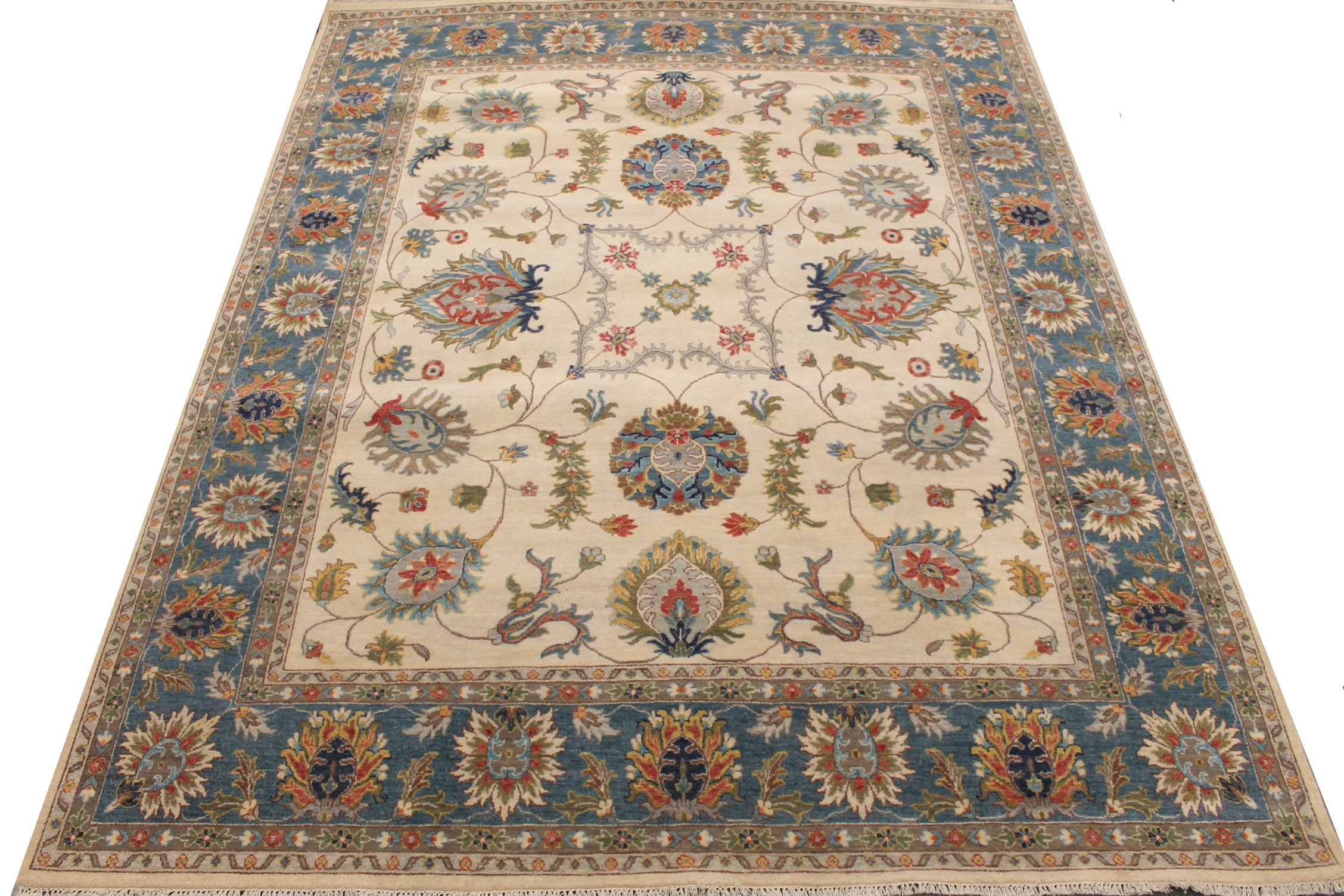 8x10 Traditional Hand Knotted Wool Area Rug - MR027961