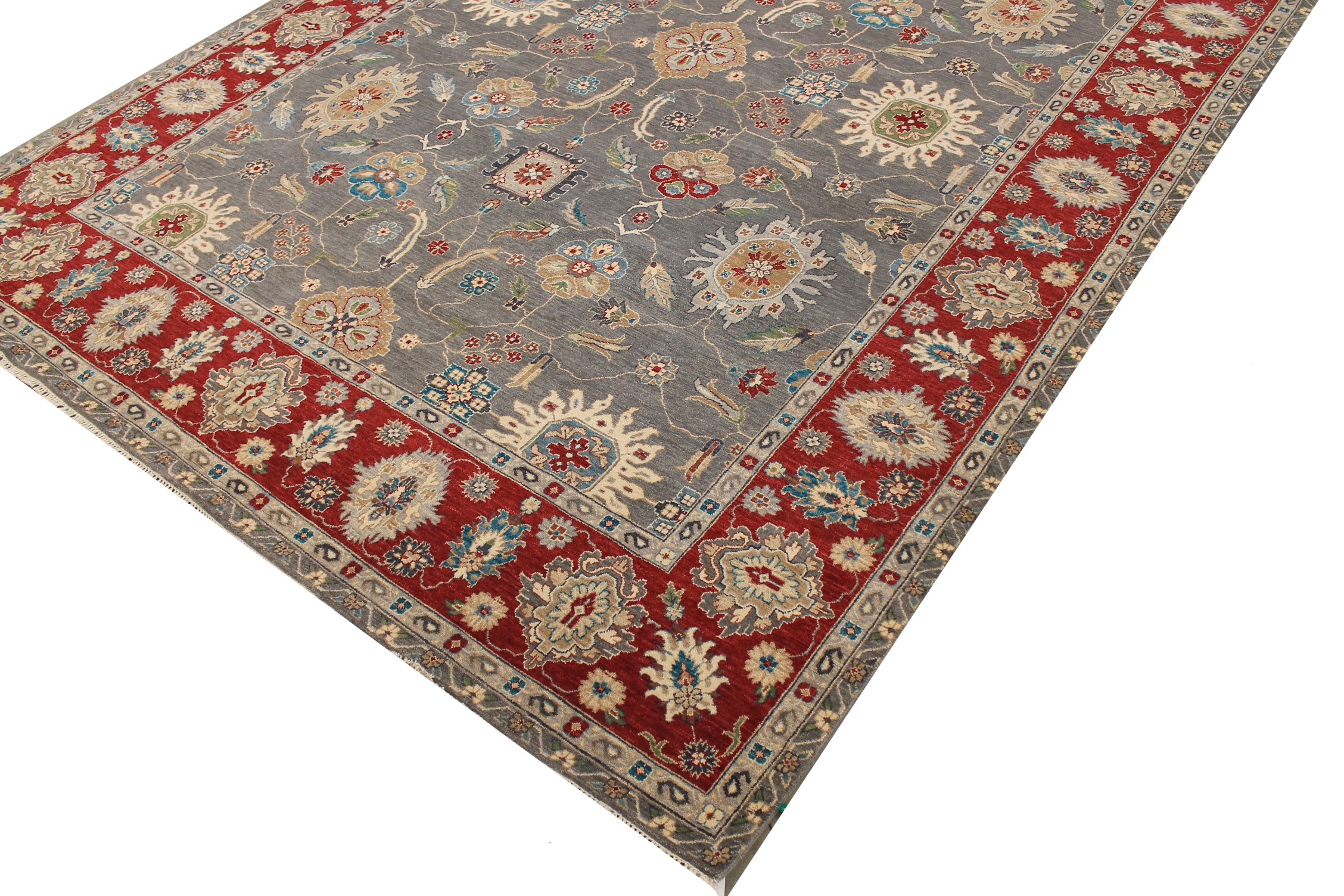 9x12 Traditional Hand Knotted Wool Area Rug - MR027972