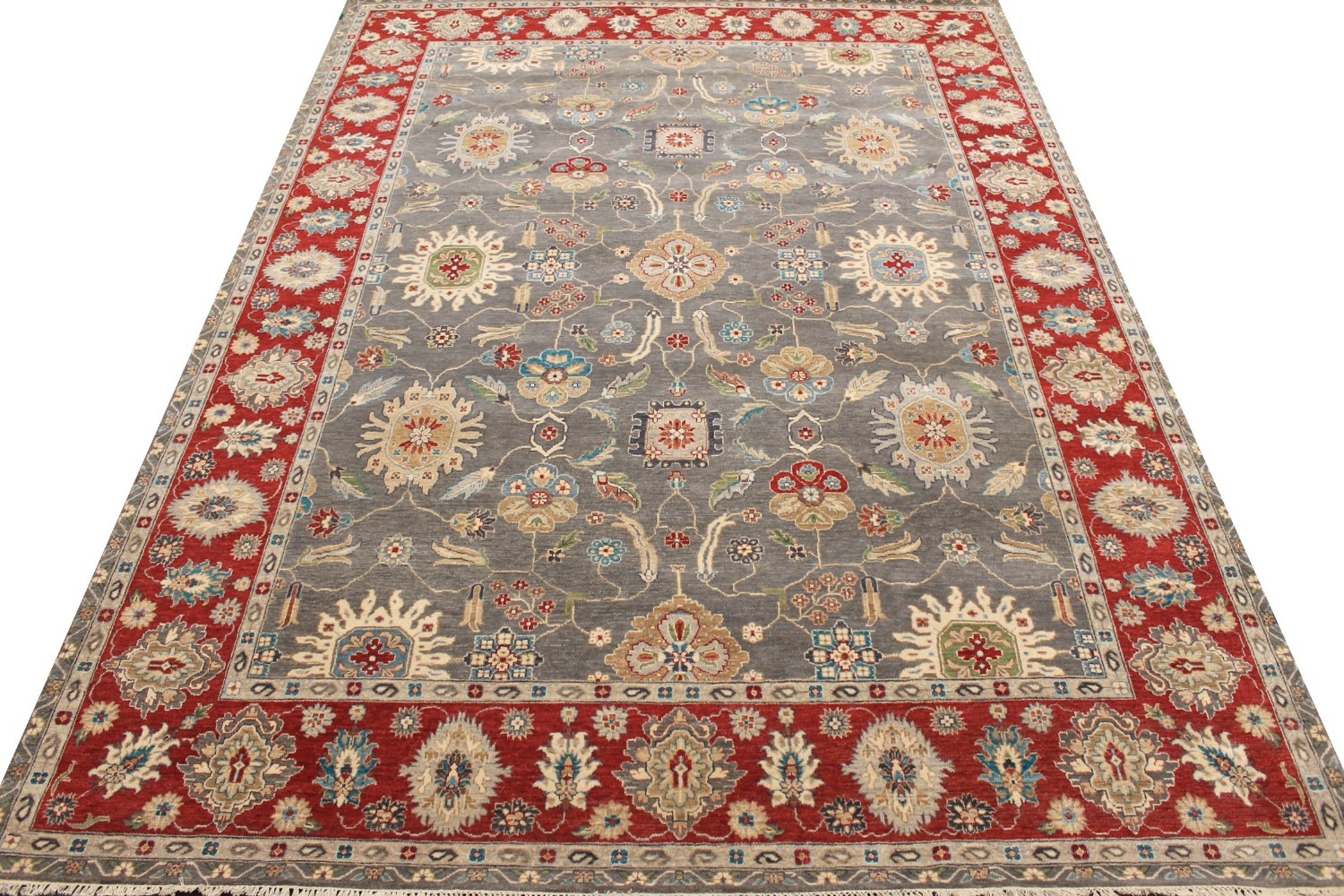 9x12 Traditional Hand Knotted Wool Area Rug - MR027972