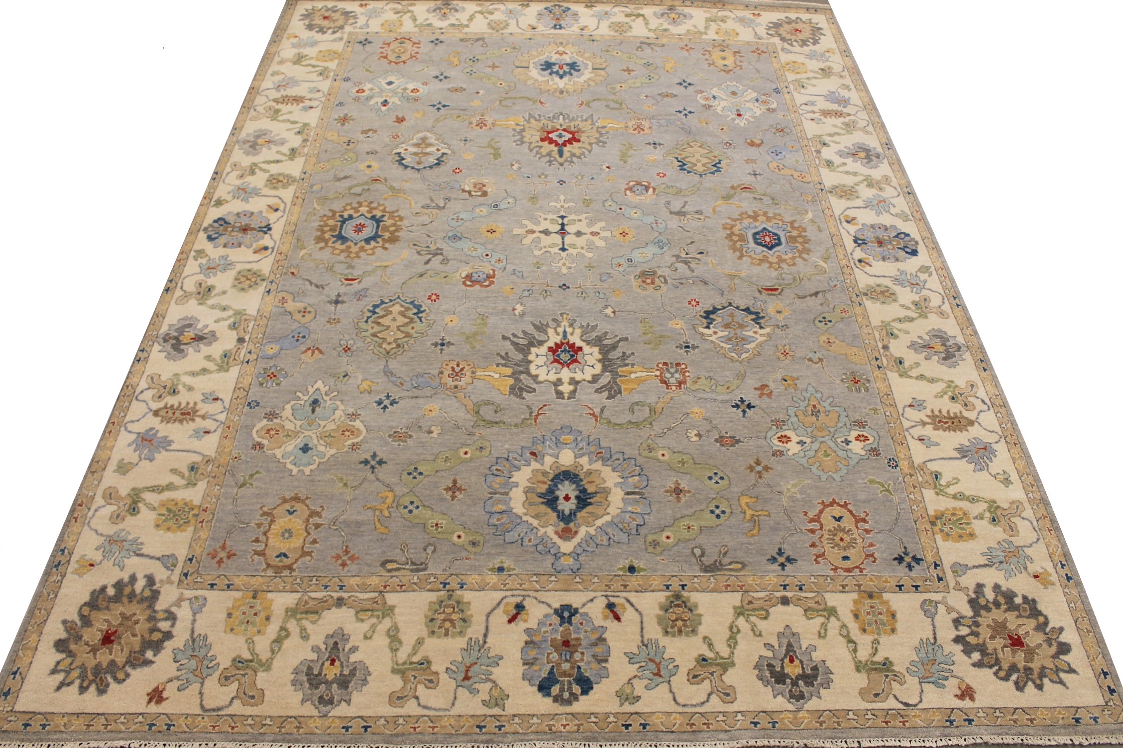 9x12 Traditional Hand Knotted Wool Area Rug - MR027973