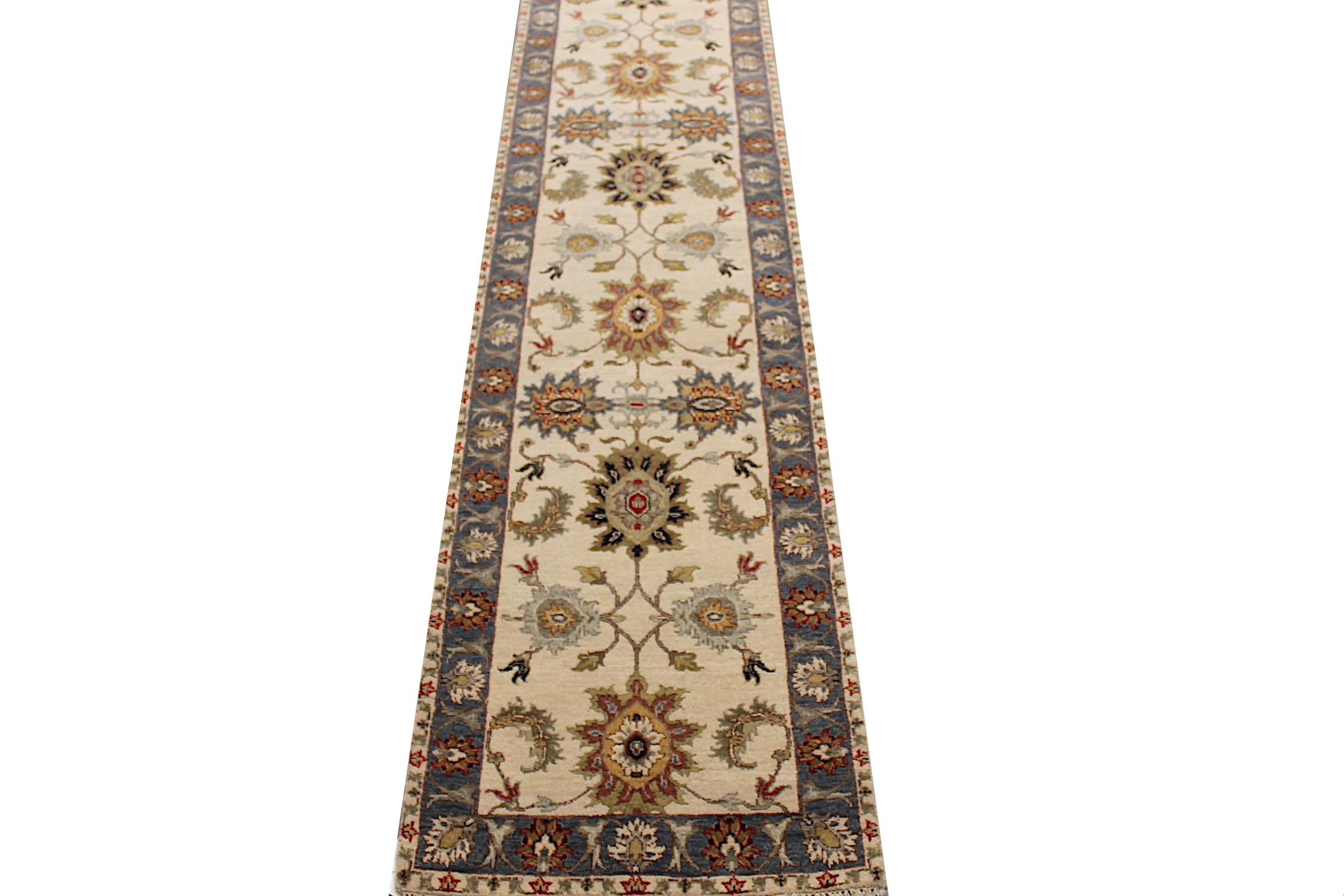 13 ft. & Longer Runner Traditional Hand Knotted Wool Area Rug - MR027990