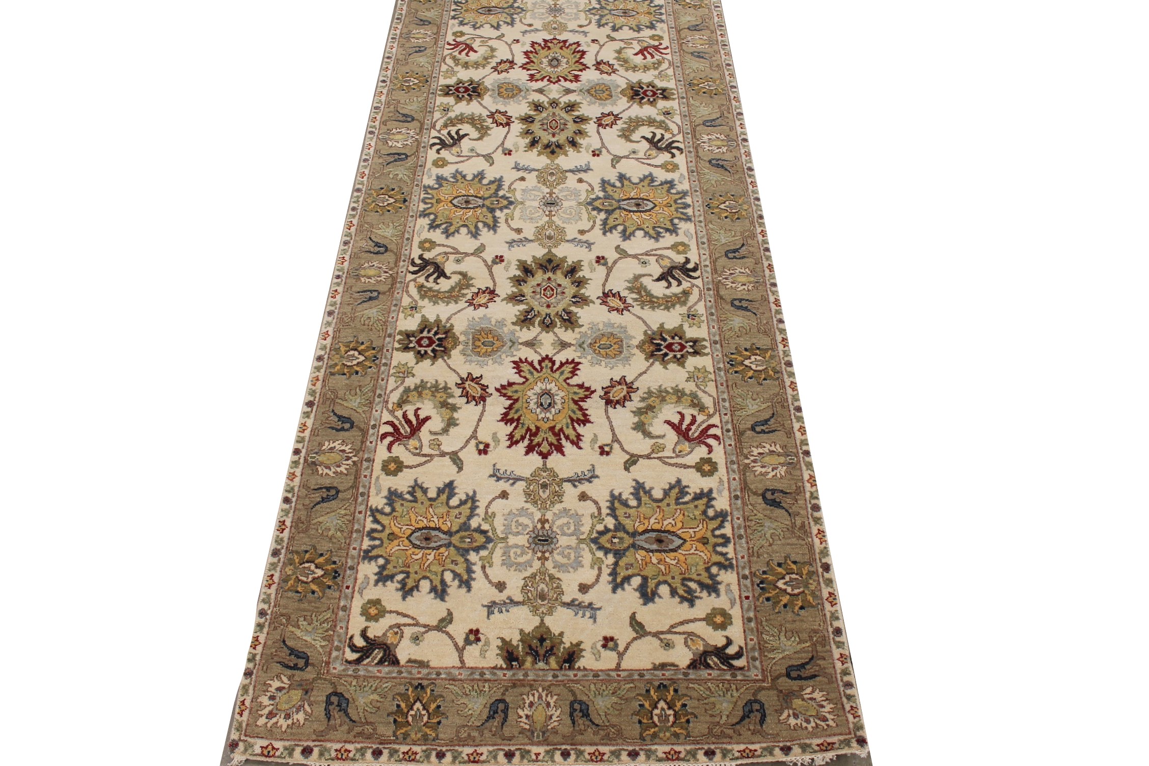 Wide Runner Traditional Hand Knotted Wool Area Rug - MR027991