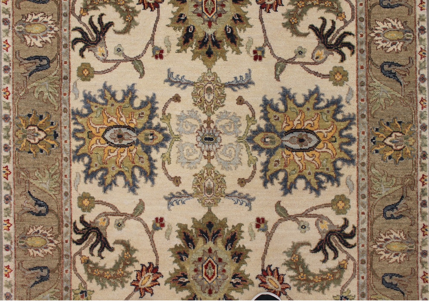 Wide Runner Traditional Hand Knotted Wool Area Rug - MR027991