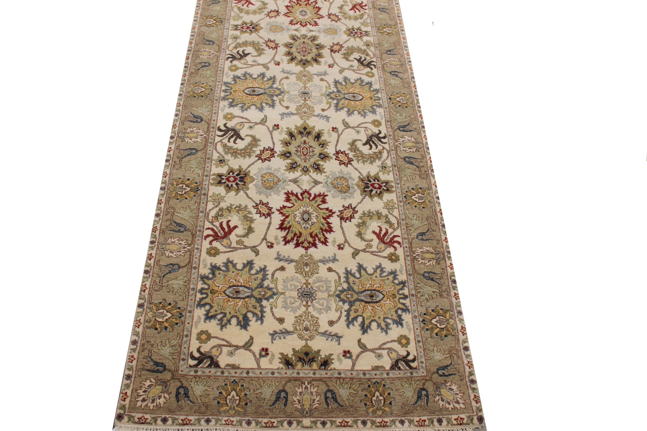 Wide Runner Traditional Hand Knotted Wool Area Rug - MR027991