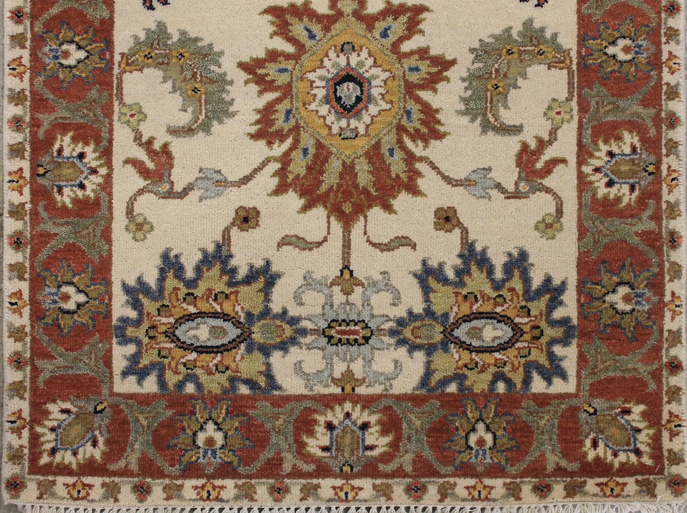 8 ft. Runner Traditional Hand Knotted Wool Area Rug - MR027992