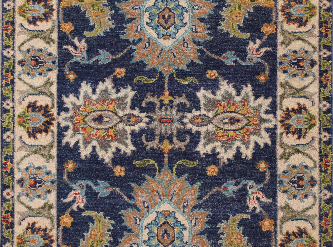 10 ft. Runner Traditional Hand Knotted Wool Area Rug - MR028000