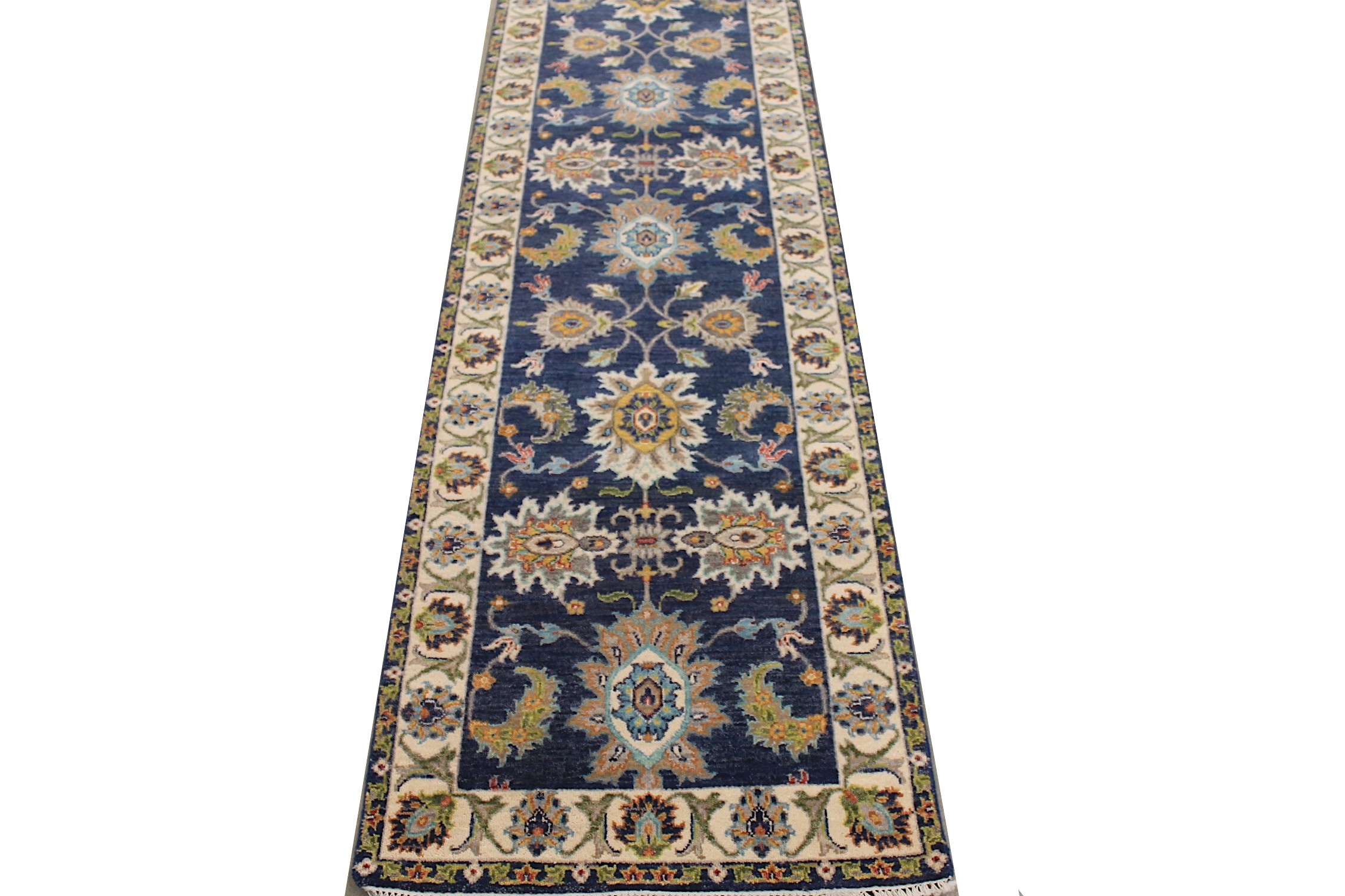 10 ft. Runner Traditional Hand Knotted Wool Area Rug - MR028000