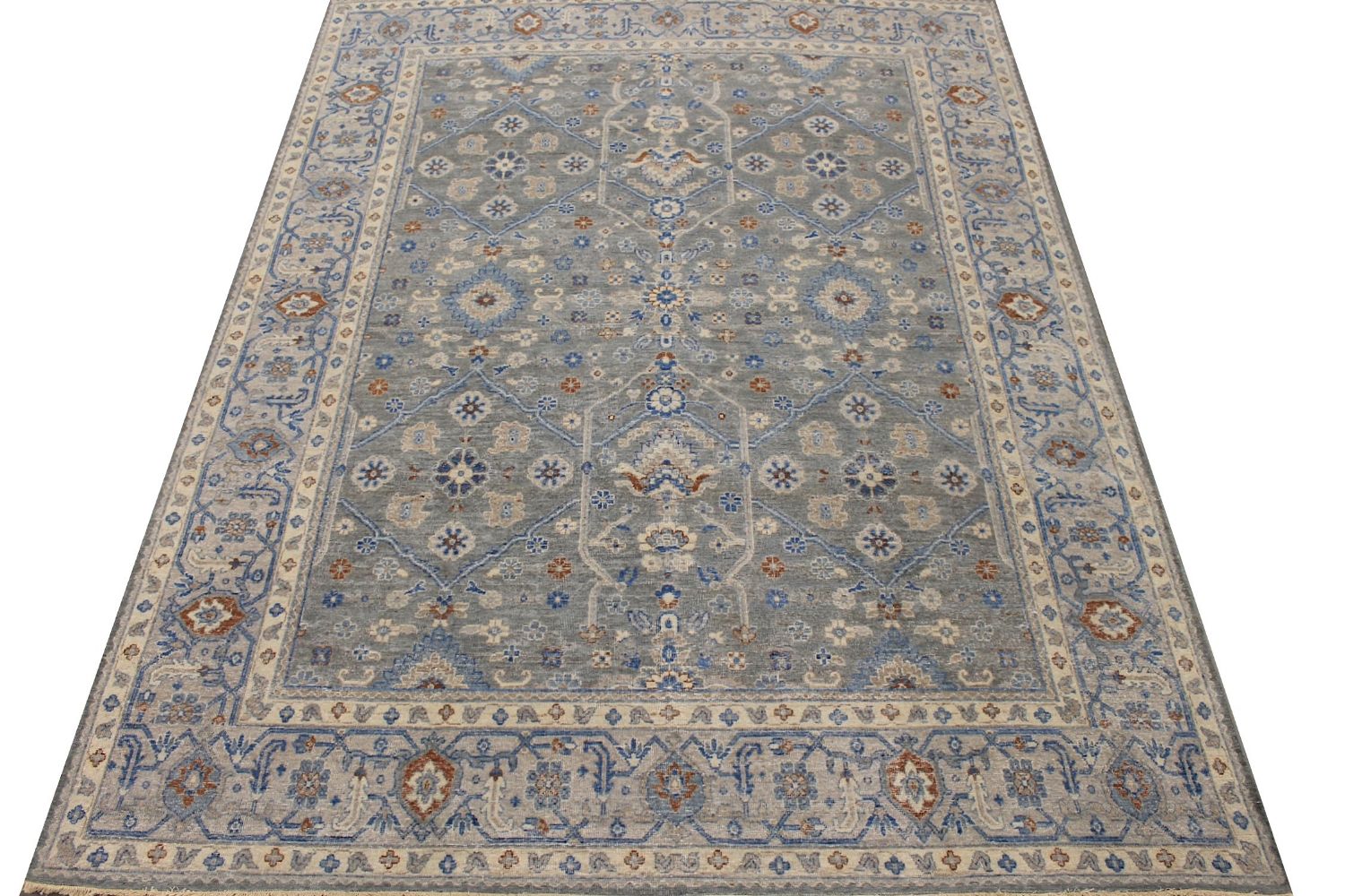 8x10  Hand Knotted Wool Area Rug - MR028041