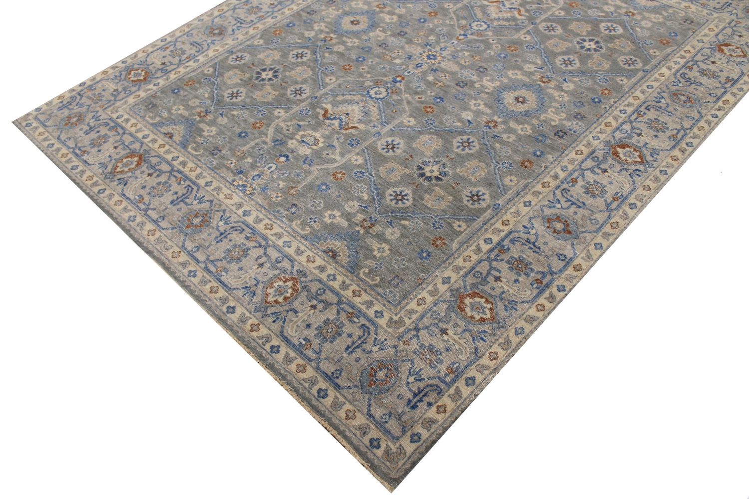 8x10  Hand Knotted Wool Area Rug - MR028041
