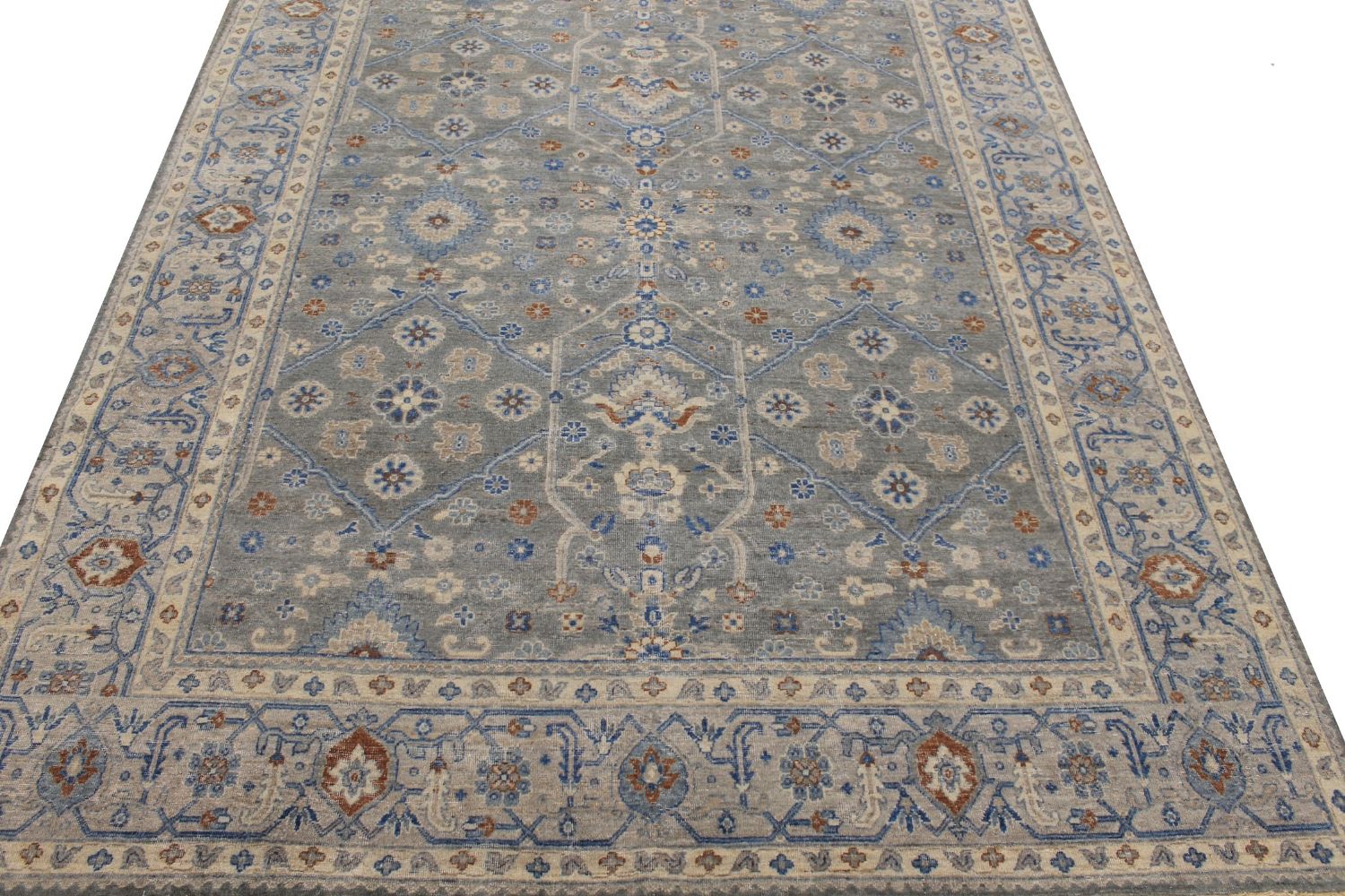 8x10  Hand Knotted Wool Area Rug - MR028041