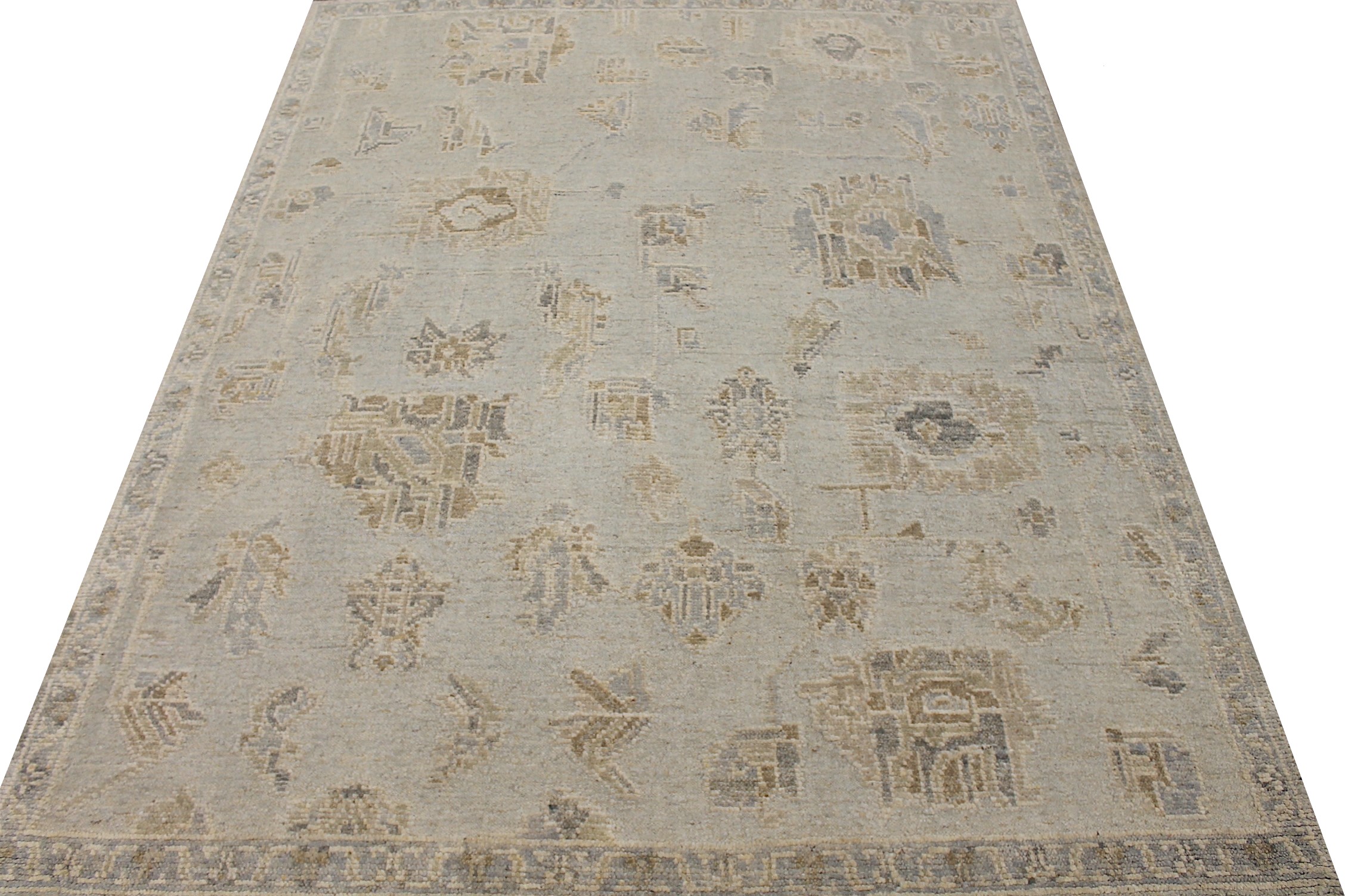 9x12 Oushak Hand Knotted Wool Area Rug - MR028048