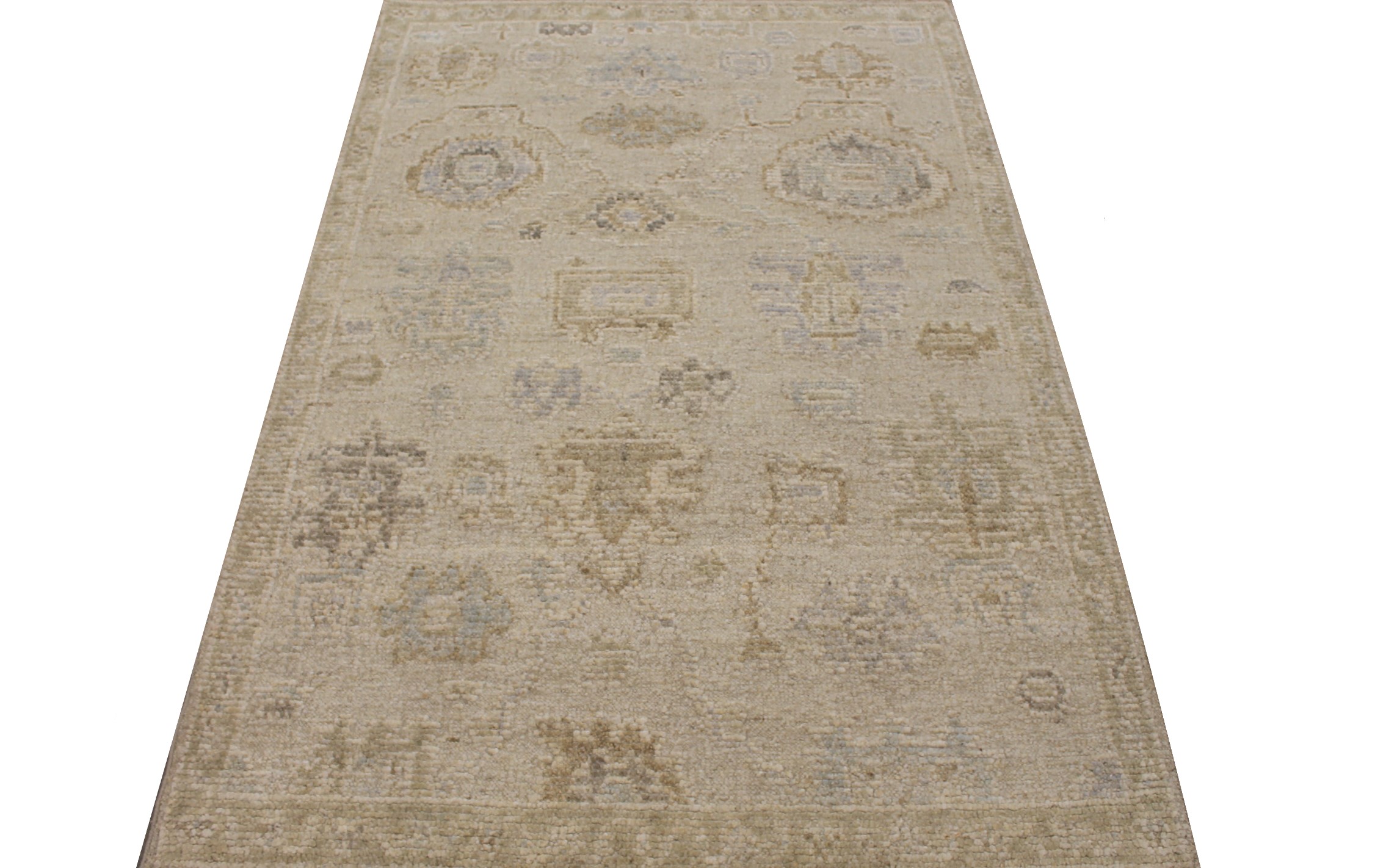 6x9 Oushak Hand Knotted Wool Area Rug - MR028051