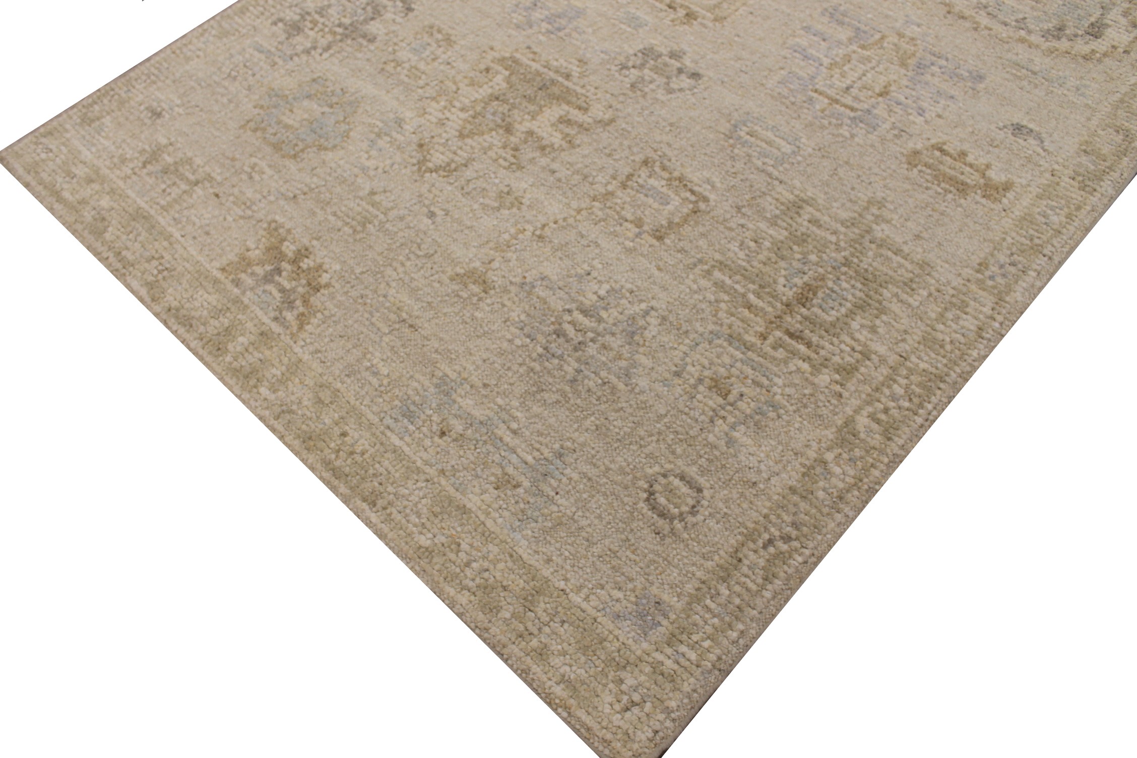 6x9 Oushak Hand Knotted Wool Area Rug - MR028051
