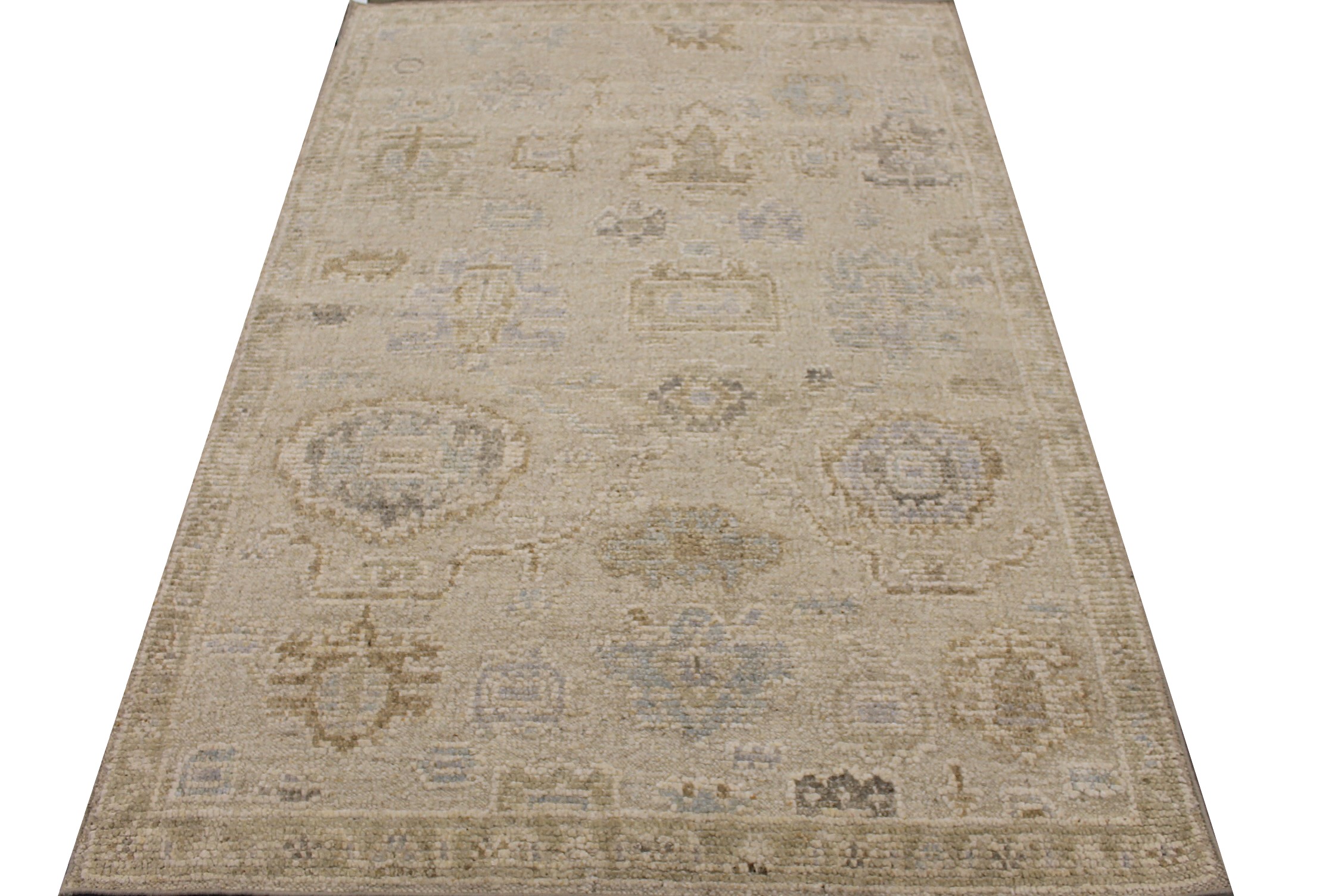 6x9 Oushak Hand Knotted Wool Area Rug - MR028051