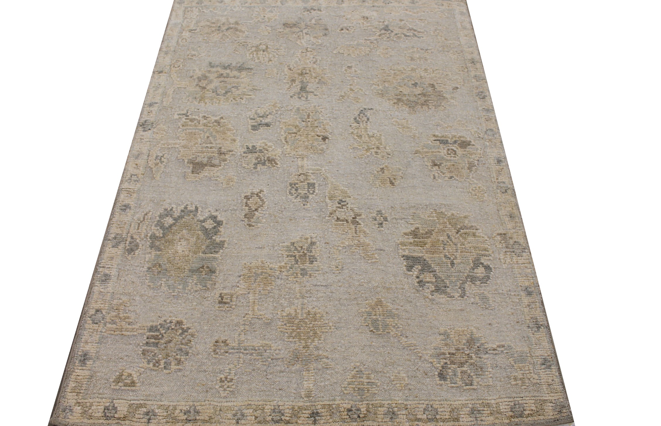 6x9 Oushak Hand Knotted Wool Area Rug - MR028052