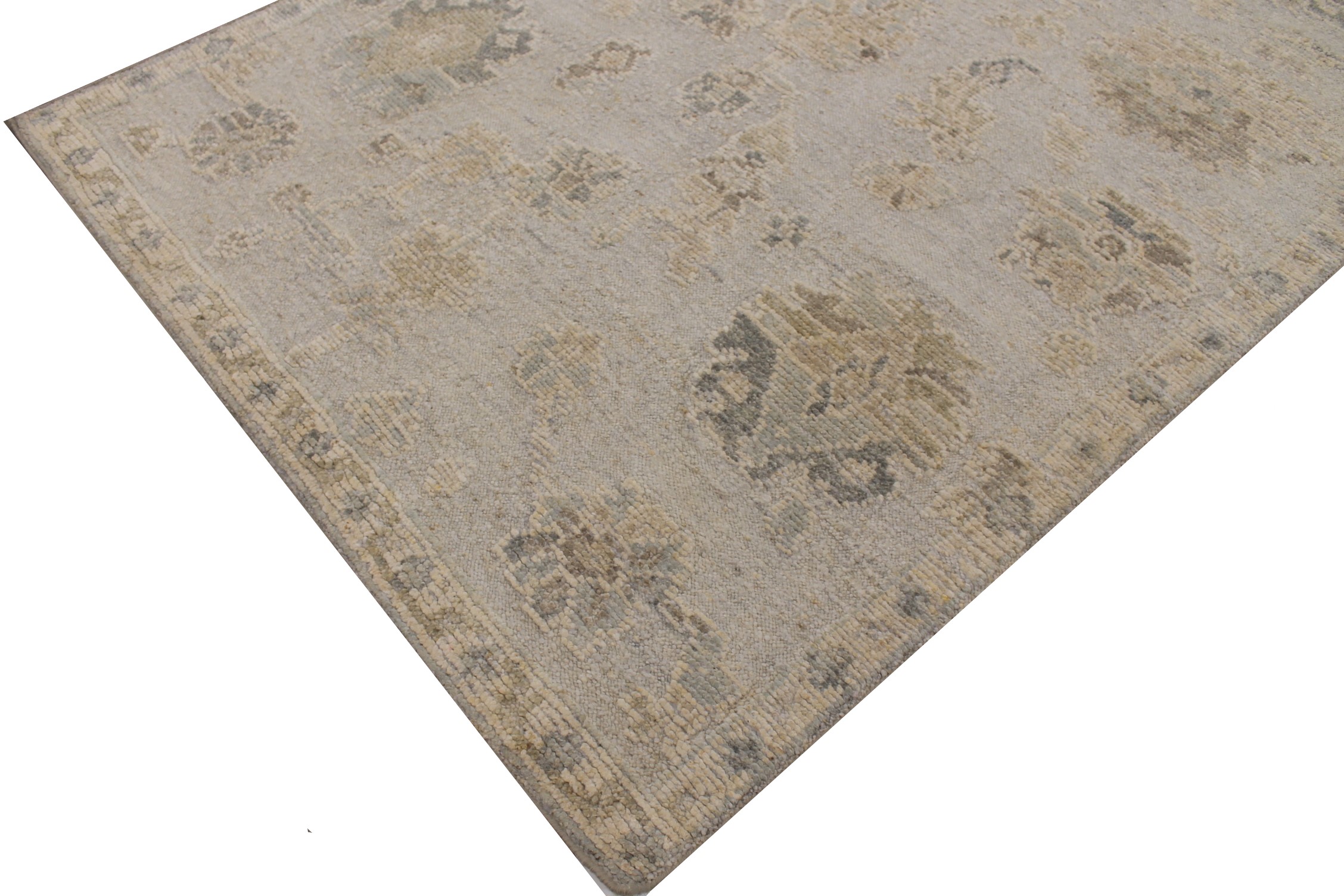 6x9 Oushak Hand Knotted Wool Area Rug - MR028052