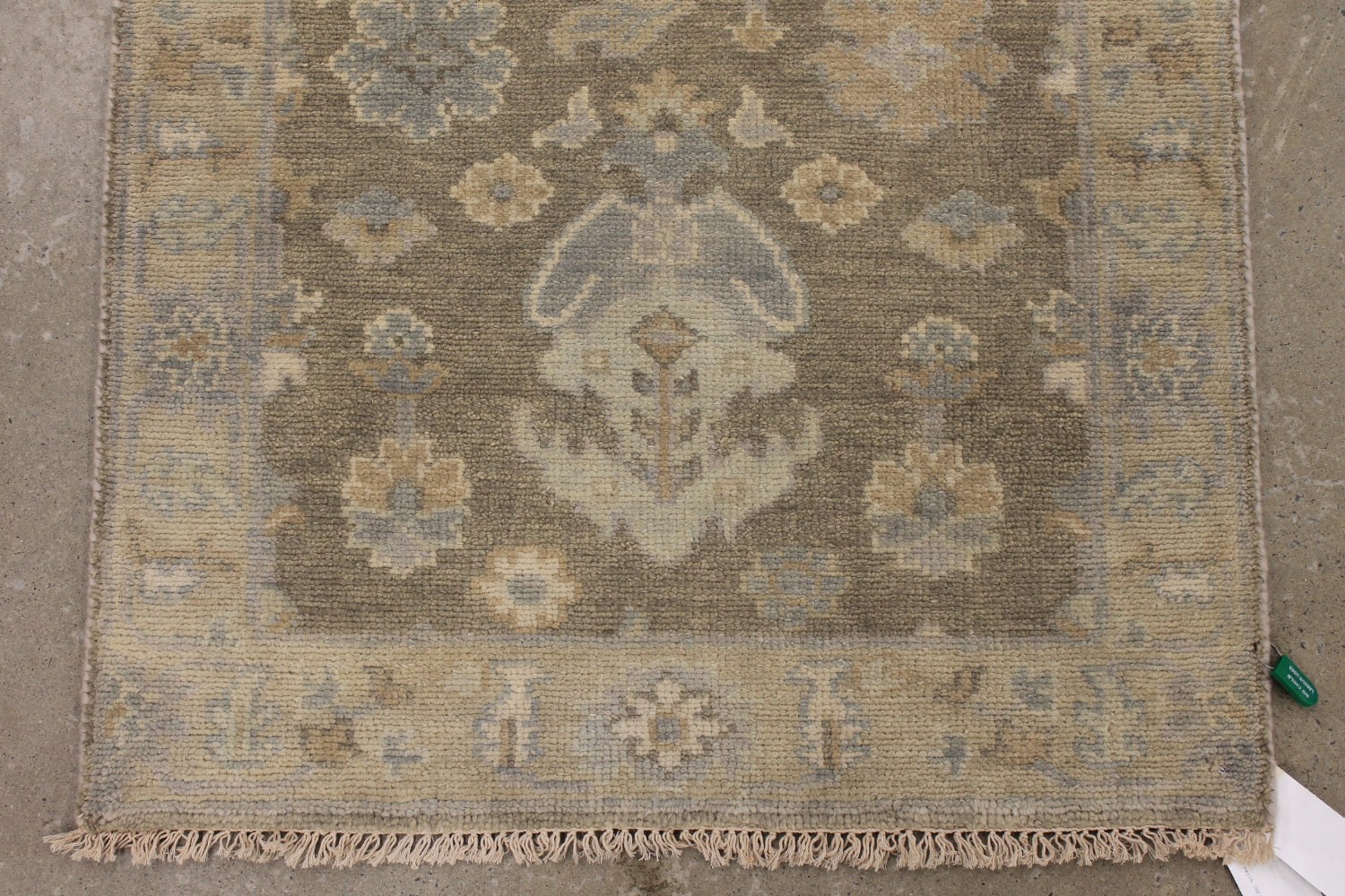 10 ft. Runner Oushak Hand Knotted Wool Area Rug - MR028076