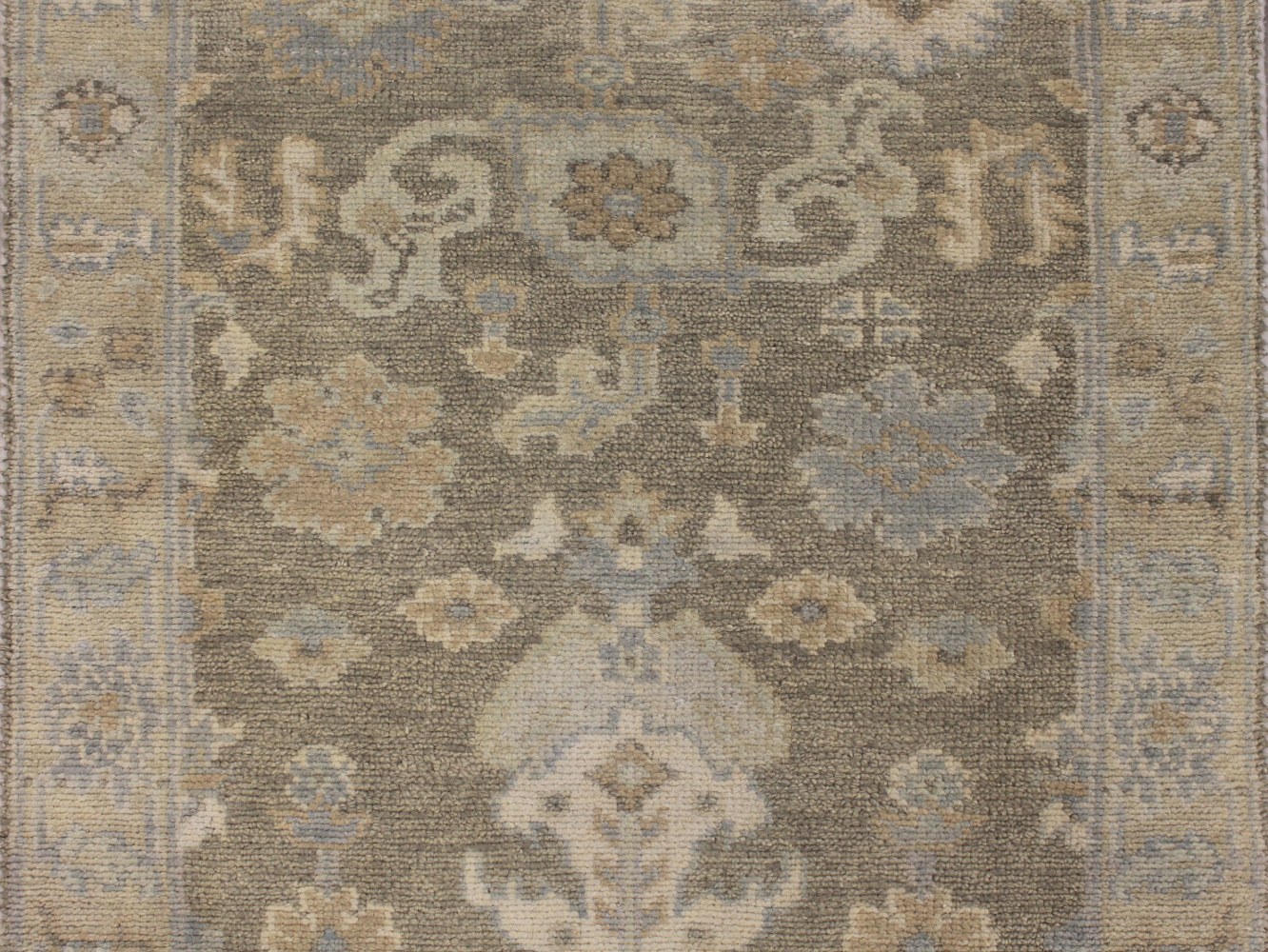 10 ft. Runner Oushak Hand Knotted Wool Area Rug - MR028076
