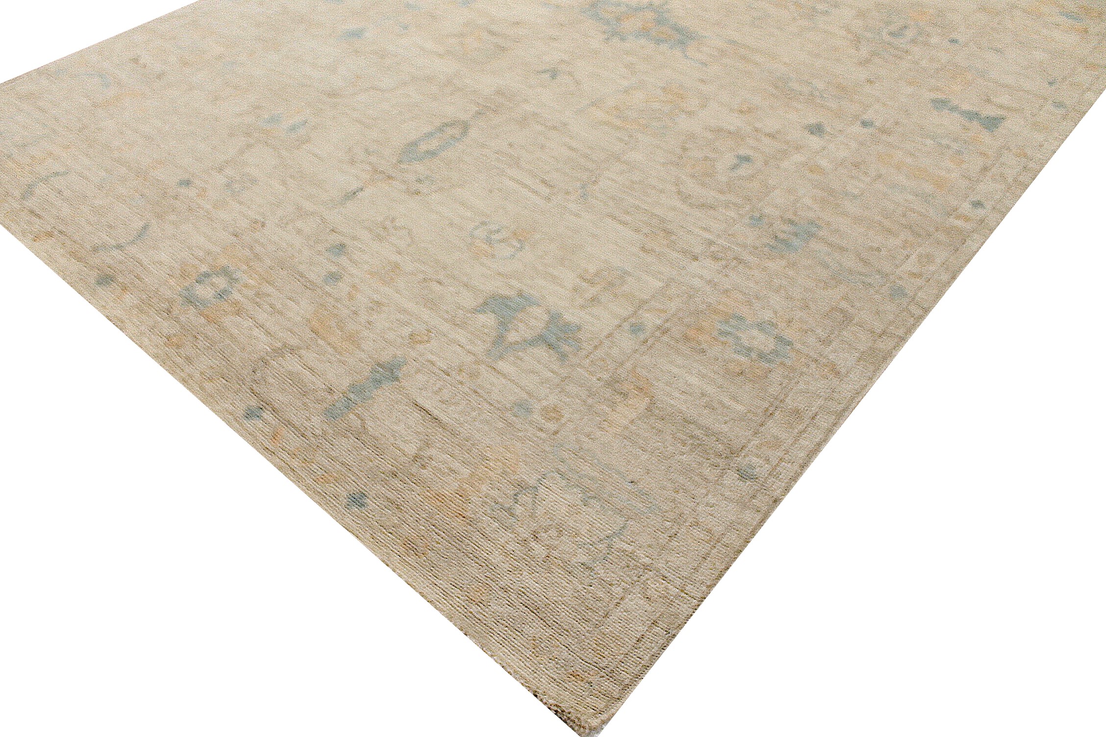 6x9 Oushak Hand Knotted Wool Area Rug - MR028082