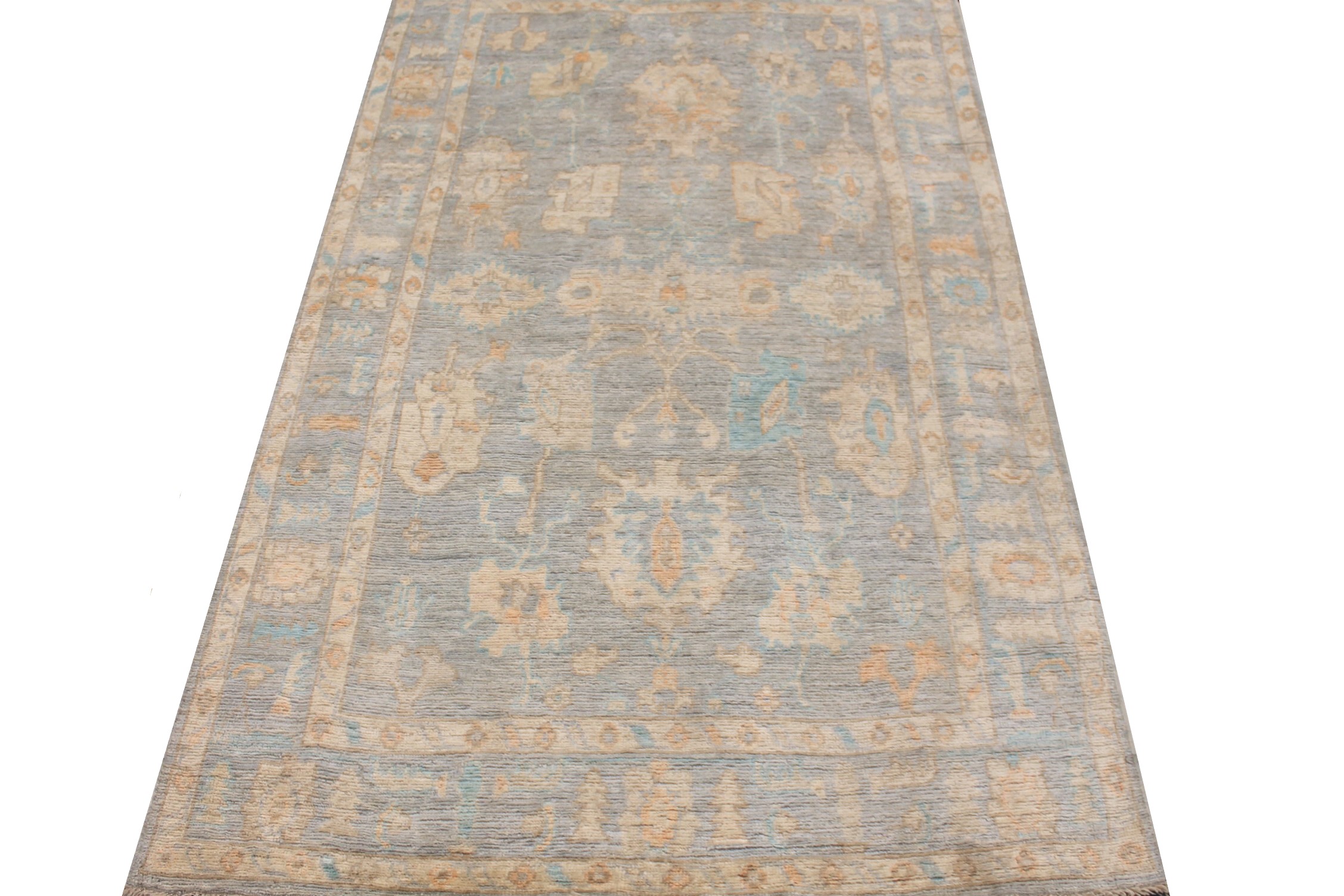 5x7/8 Oushak Hand Knotted Wool Area Rug - MR028103