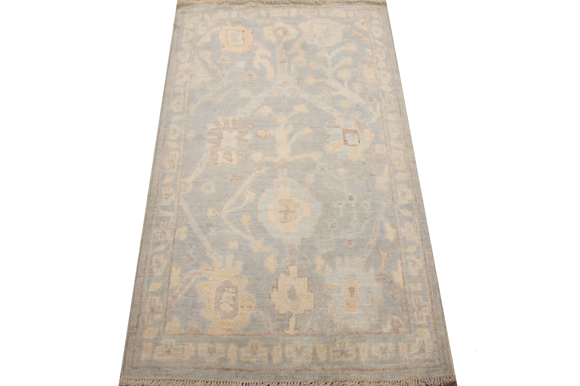 3x5 Oushak Hand Knotted Wool Area Rug - MR028109