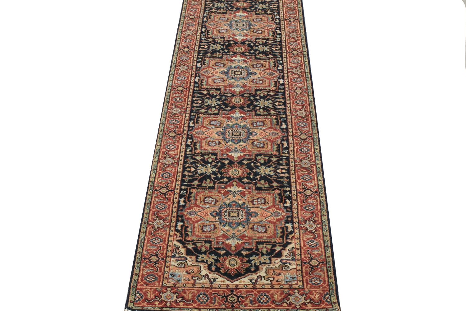 13 ft. & Longer Runner  Hand Knotted Wool Area Rug - MR028157