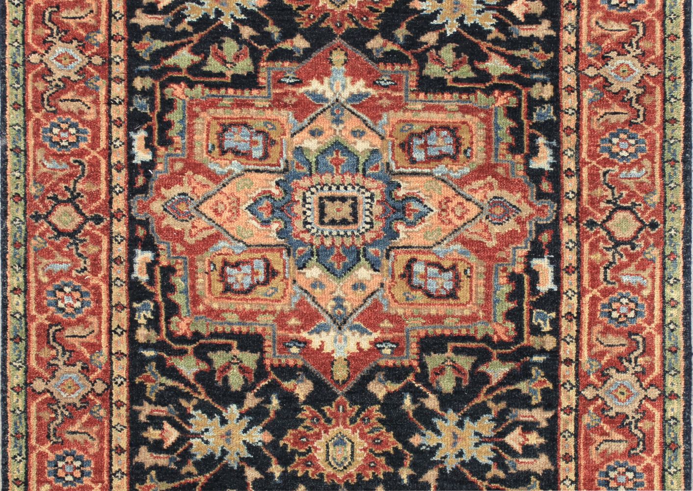 13 ft. & Longer Runner  Hand Knotted Wool Area Rug - MR028157