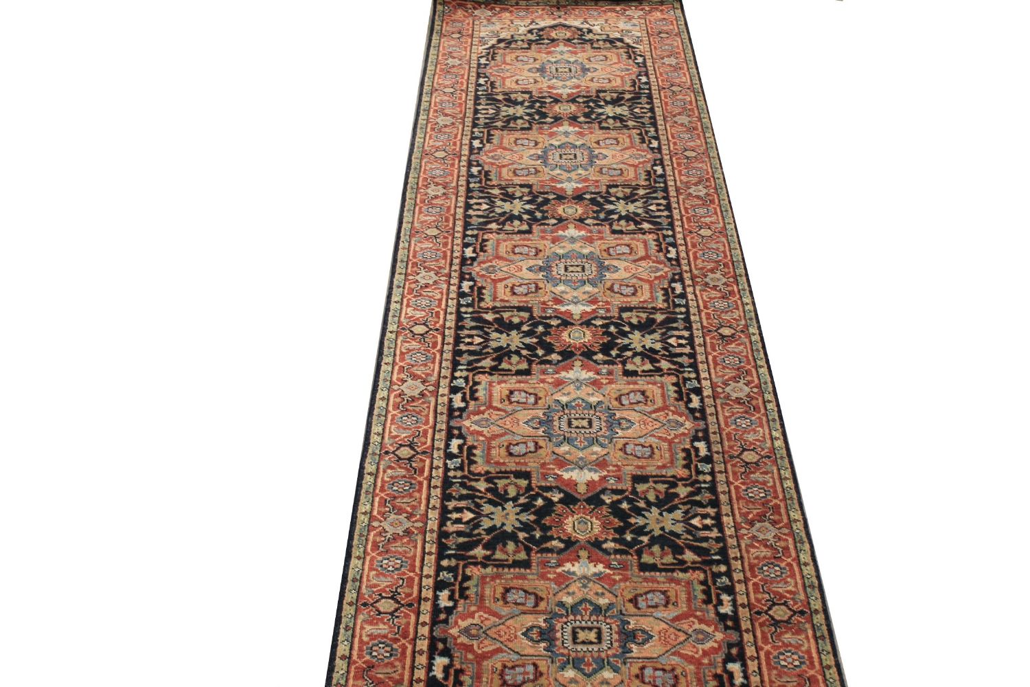 13 ft. & Longer Runner  Hand Knotted Wool Area Rug - MR028158