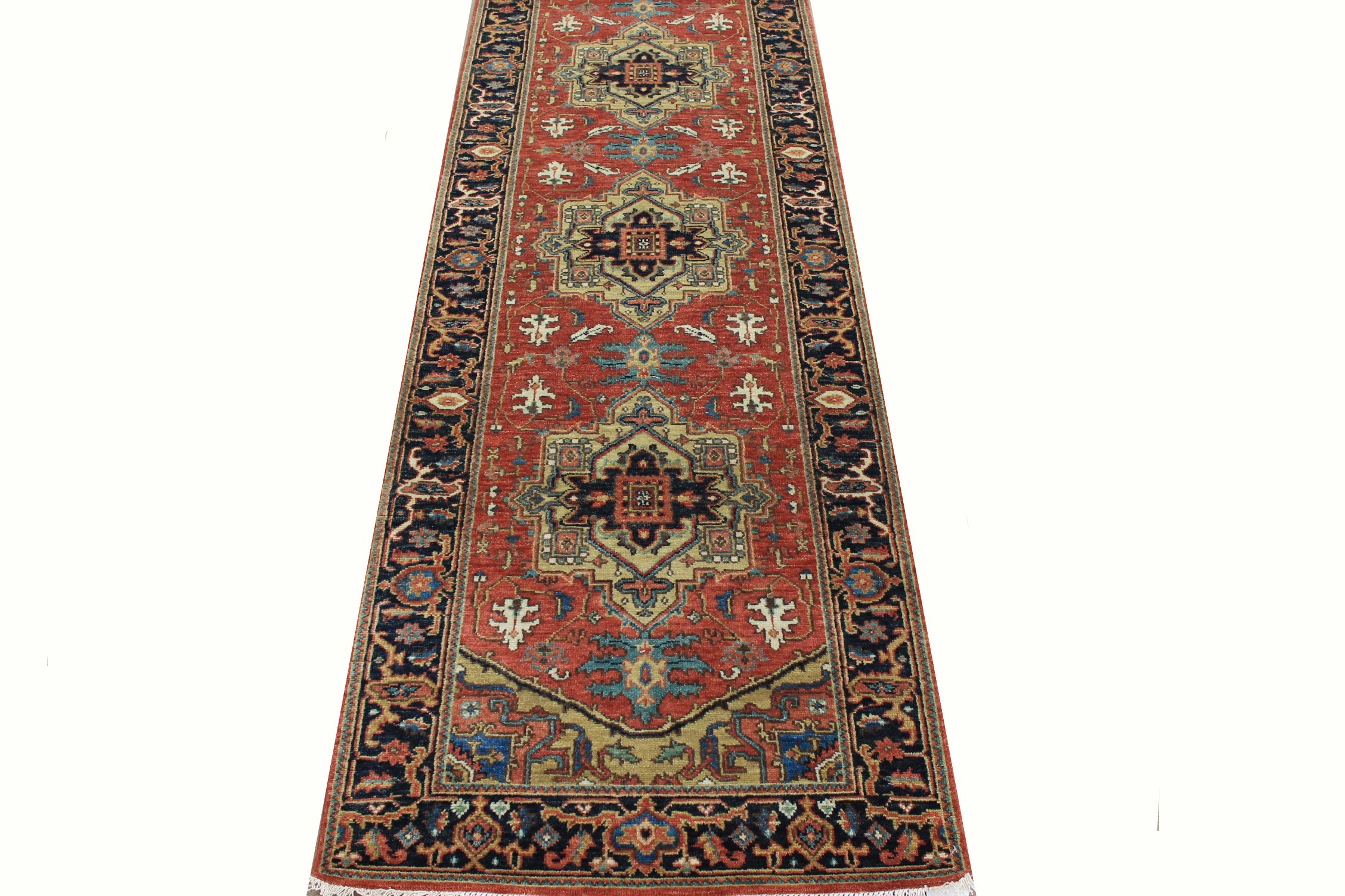 6 ft. Runner Heriz/Serapi Hand Knotted Wool Area Rug - MR028162