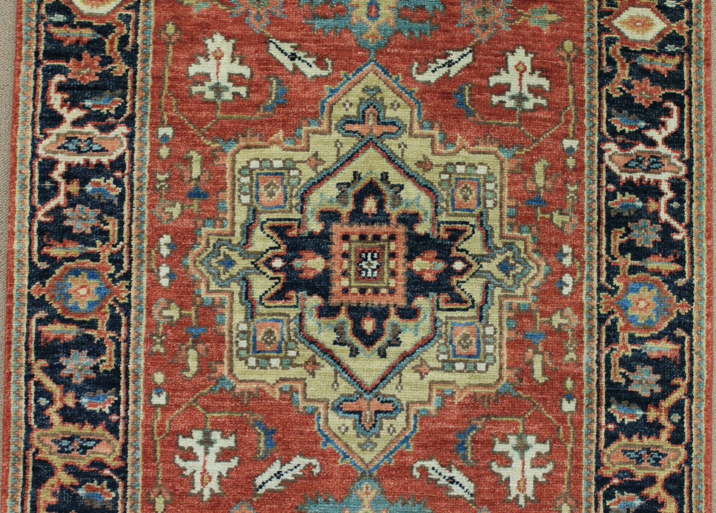 6 ft. Runner Heriz/Serapi Hand Knotted Wool Area Rug - MR028162