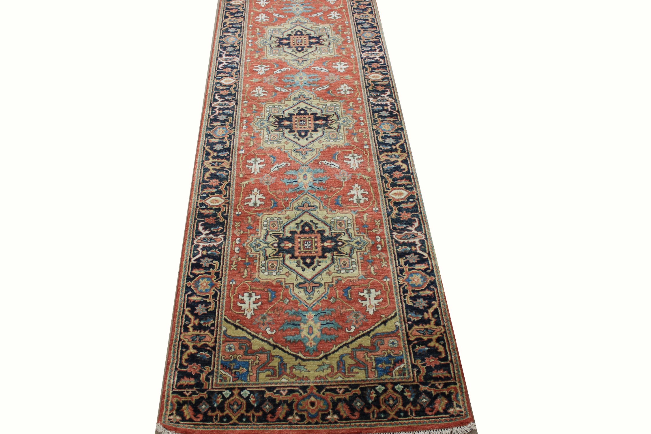 6 ft. Runner Heriz/Serapi Hand Knotted Wool Area Rug - MR028162