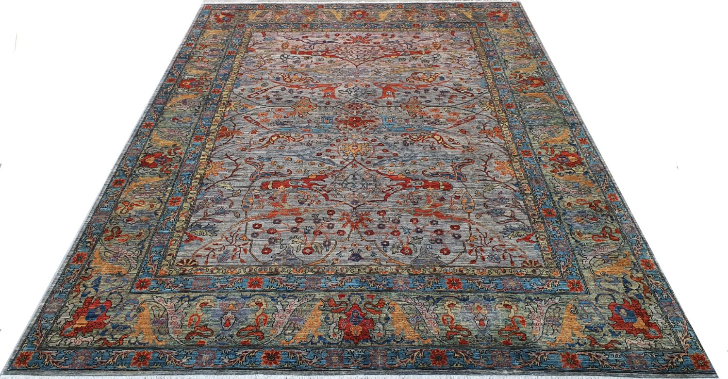 10x14 Aryana & Antique Revivals Hand Knotted Wool Area Rug - MR028164