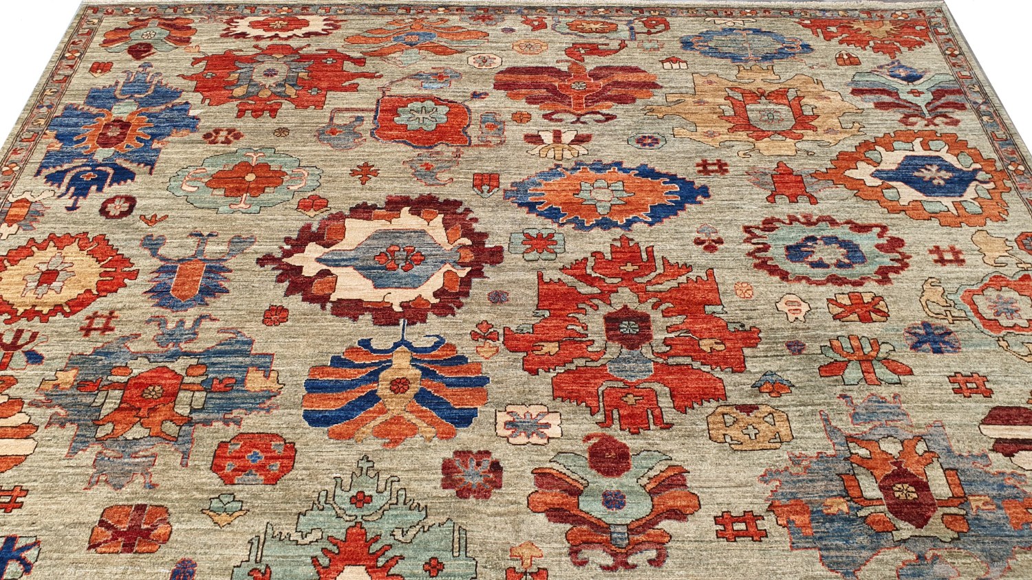 9x12 Aryana & Antique Revivals Hand Knotted Wool Area Rug - MR028166