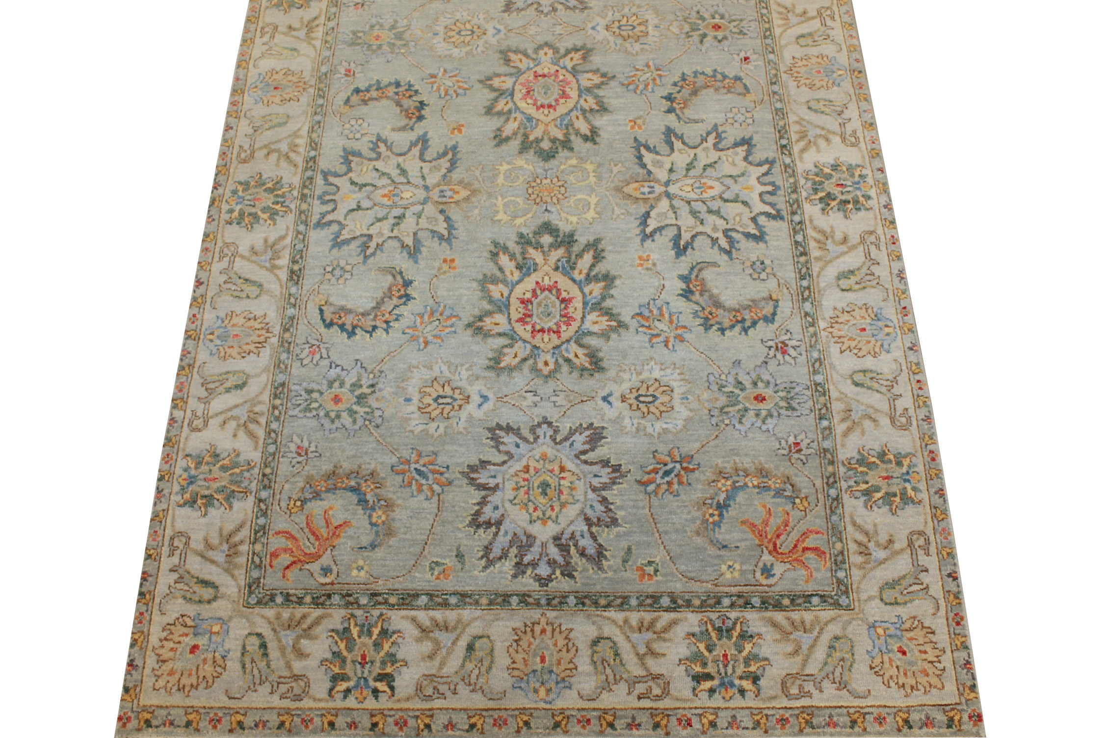 4x6 Traditional Hand Knotted Wool Area Rug - MR028207