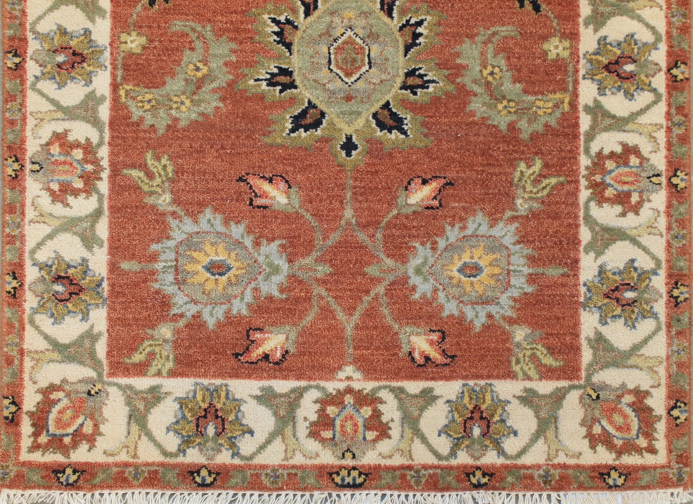 12 ft. Runner Traditional Hand Knotted Wool Area Rug - MR028218