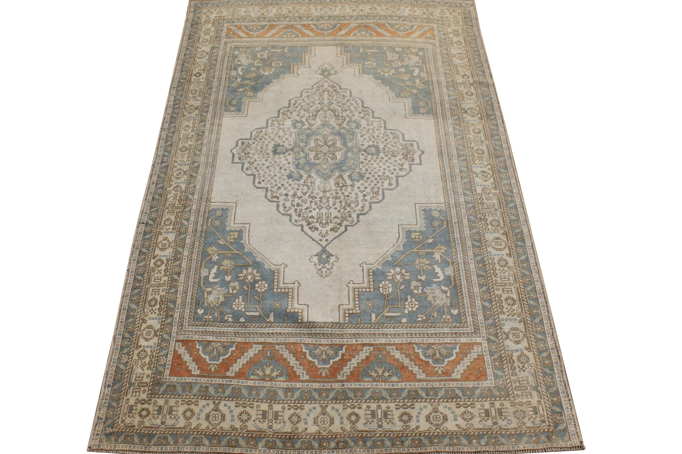 6x9 Anatolia Hand Knotted Wool Area Rug - MR028241