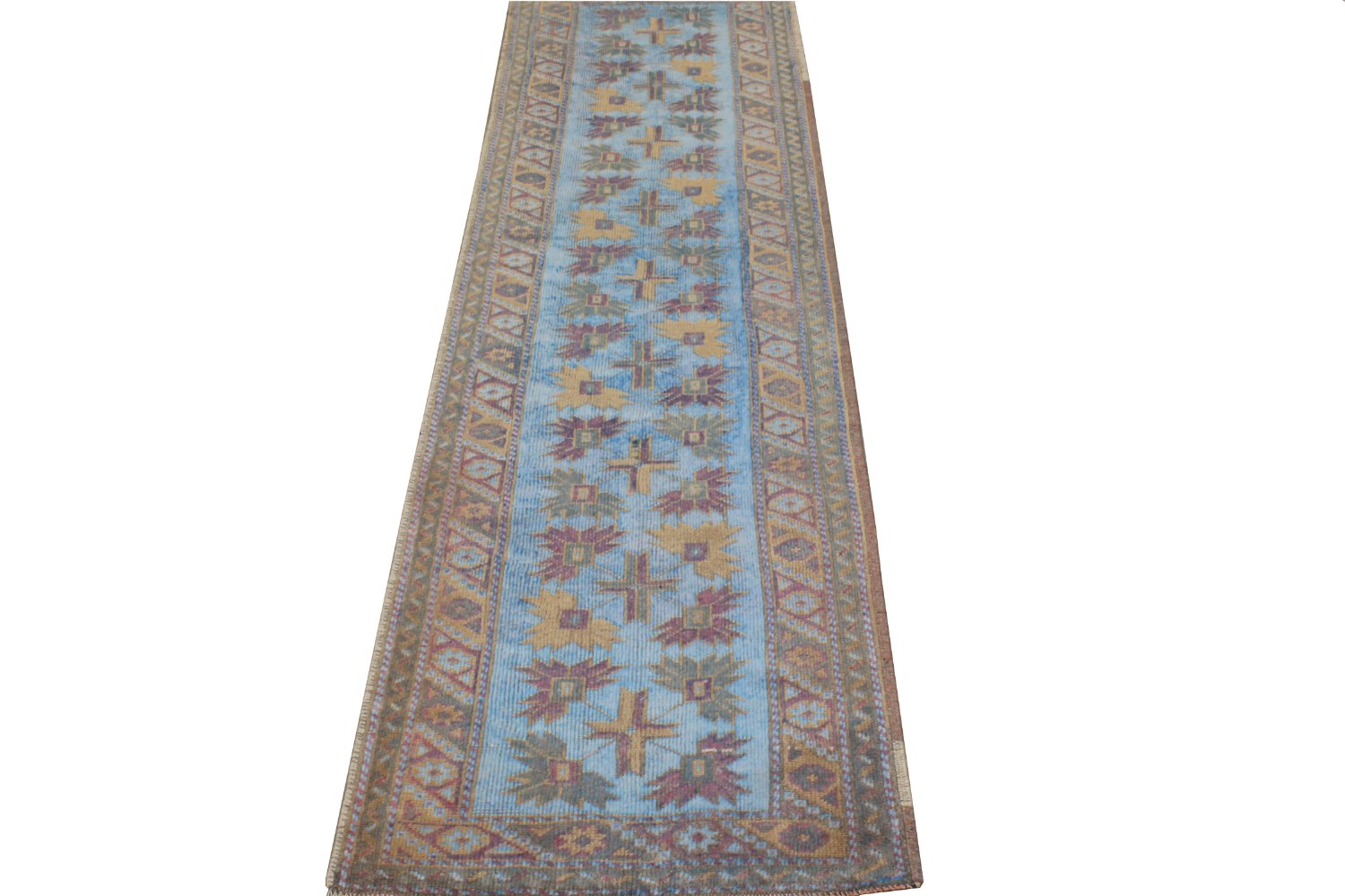 8 ft. Runner Anatolia Hand Knotted Wool Area Rug - MR028242