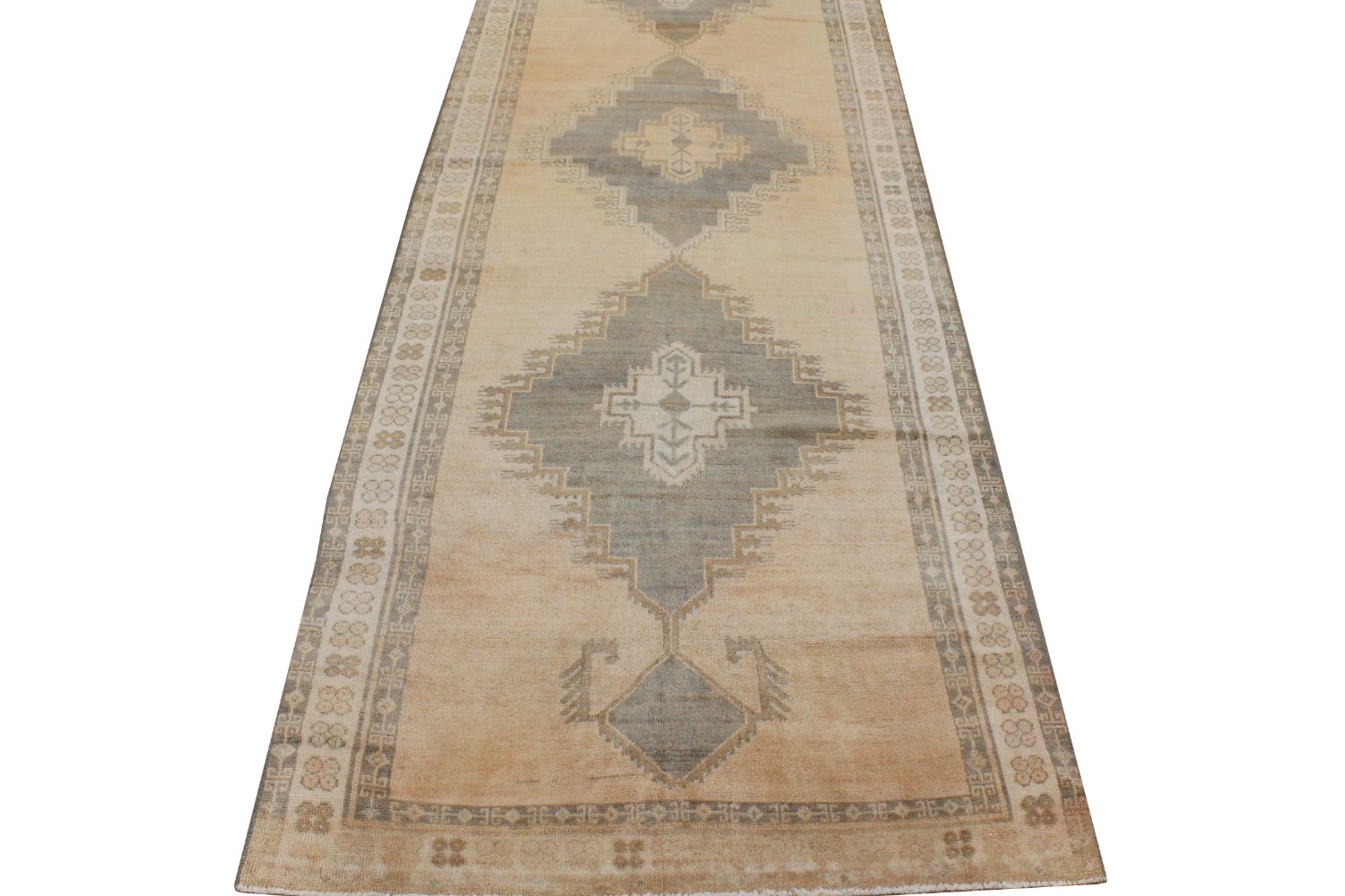 Wide Runner Anatolia Hand Knotted Wool Area Rug - MR028244