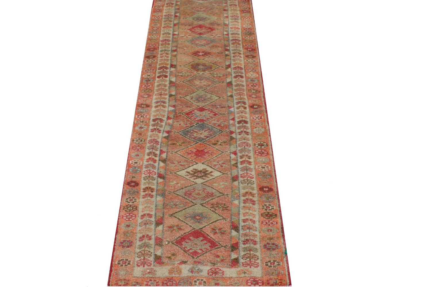 12 ft. Runner Anatolia Hand Knotted Wool Area Rug - MR028250