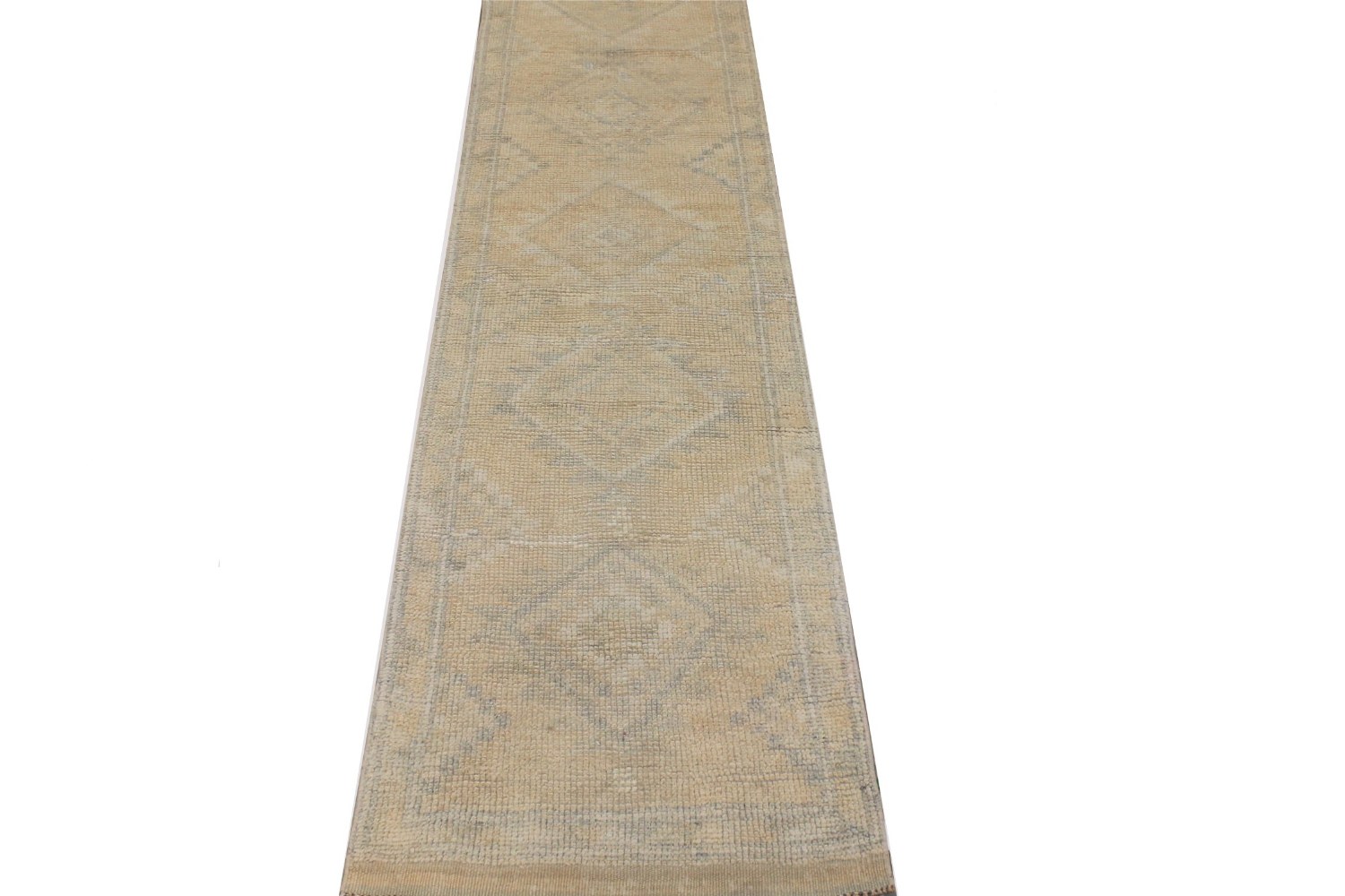 12 ft. Runner Anatolia Hand Knotted Wool Area Rug - MR028251