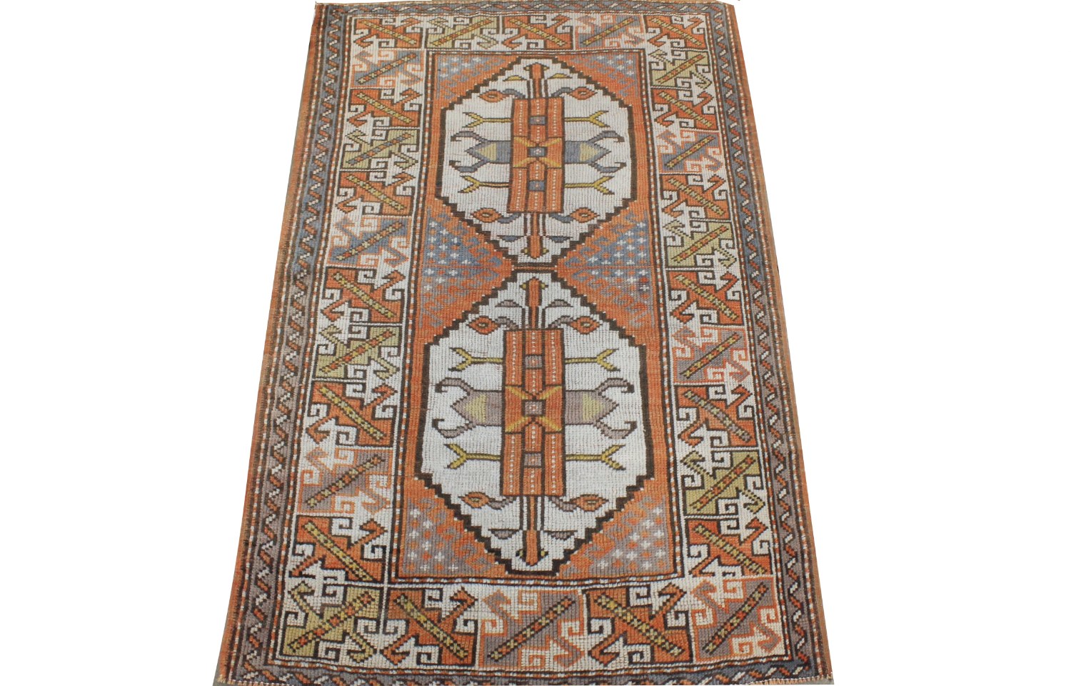 3x5 Anatolia Hand Knotted Wool Area Rug - MR028256