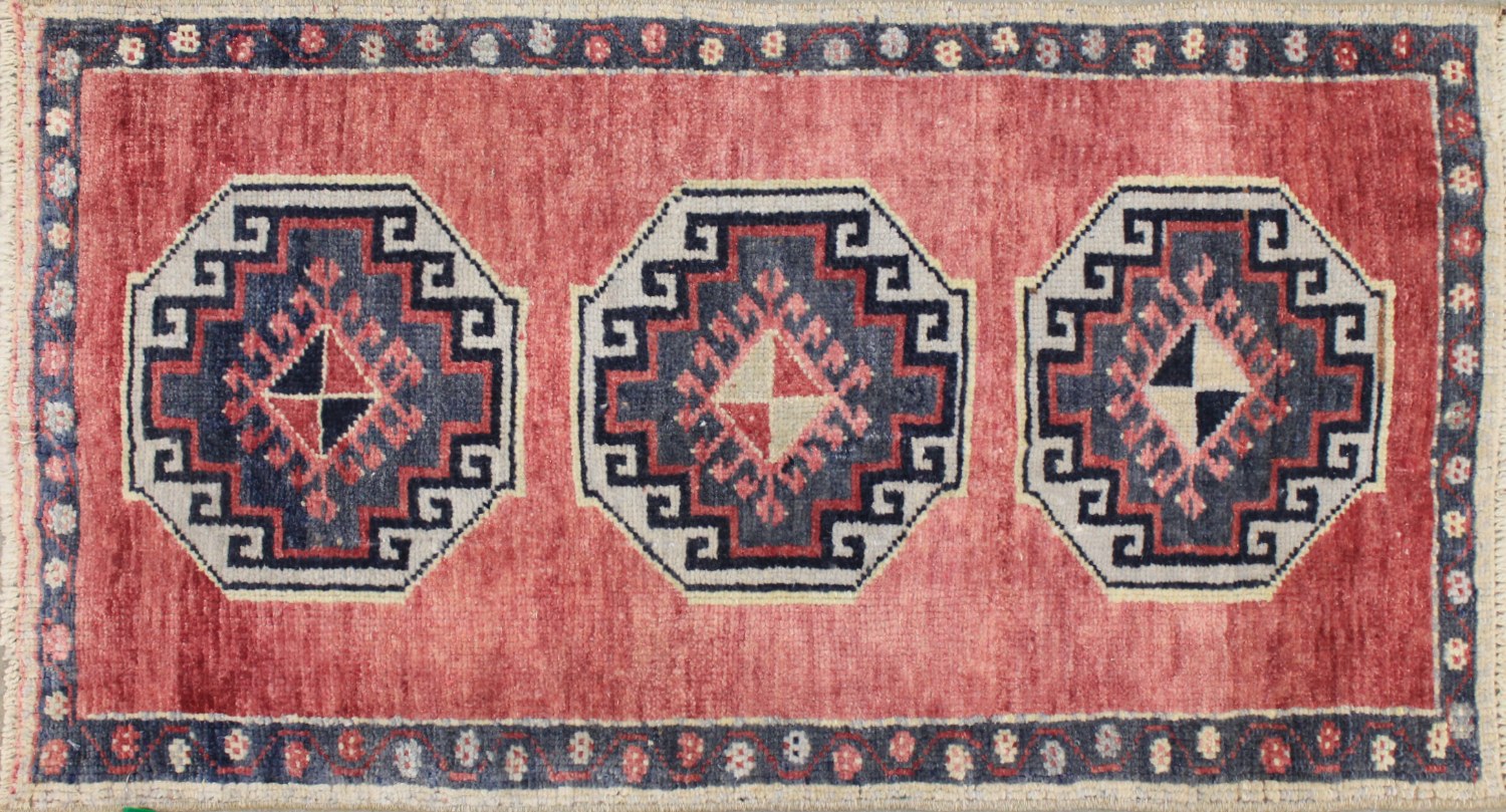 2X3 Anatolia Hand Knotted Wool Area Rug - MR028260